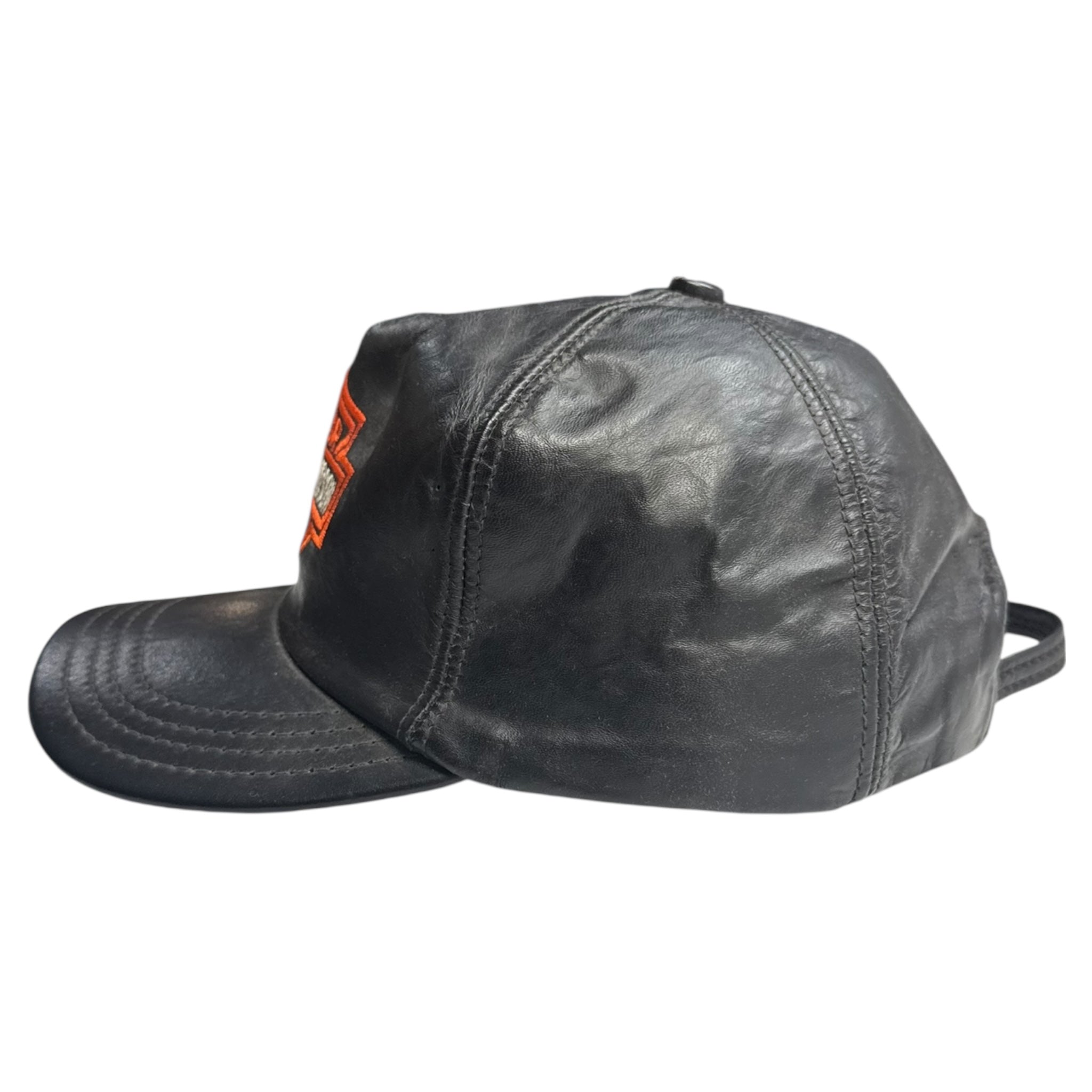 Vintage Harley Davidson Leather Hat