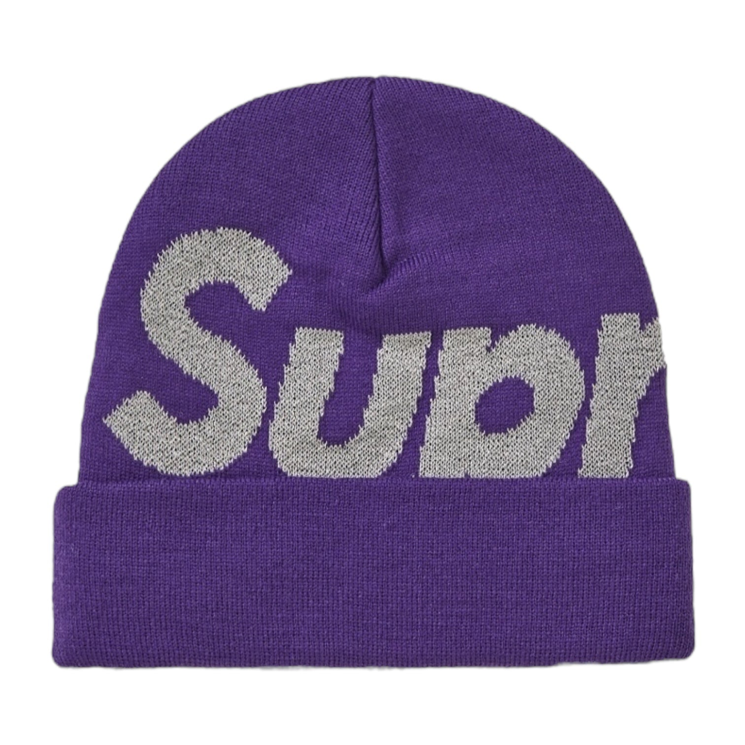 Supreme Box Logo 3M Beanie (FW18) Purple