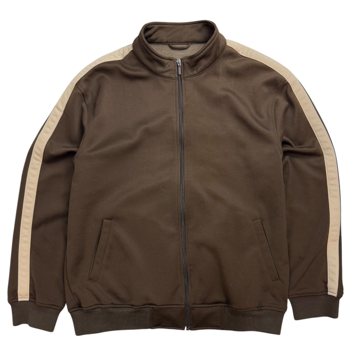 Stussy Zip Up Track Jacket Brown/Biege