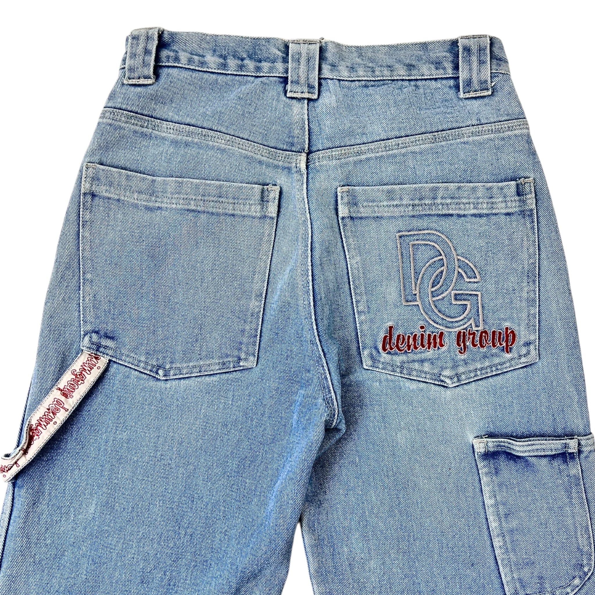 (W) Vintage Denim Group Light Wash Jeans