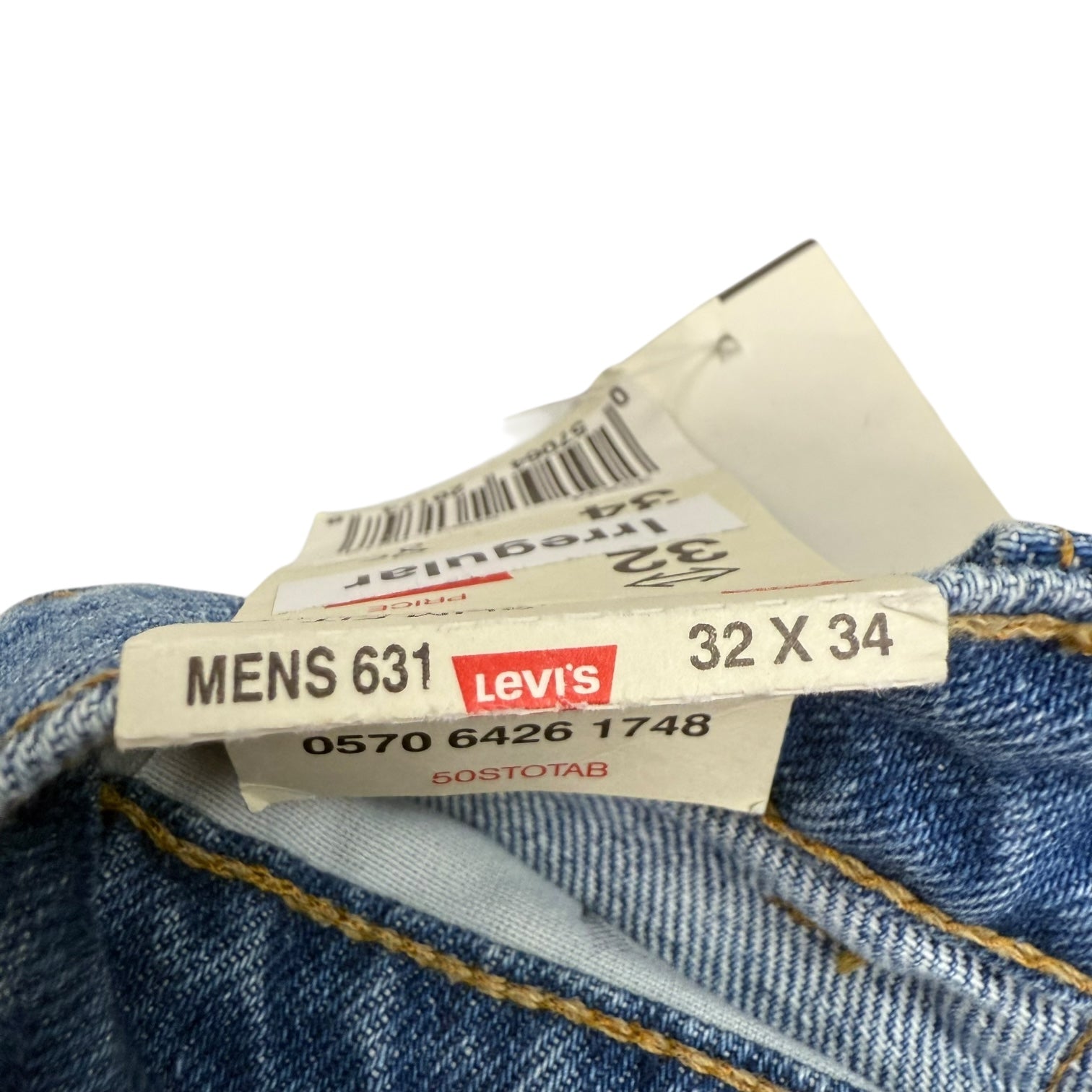 Vintage Levi’s 631 Orange Tab Denim Pants Medium Wash