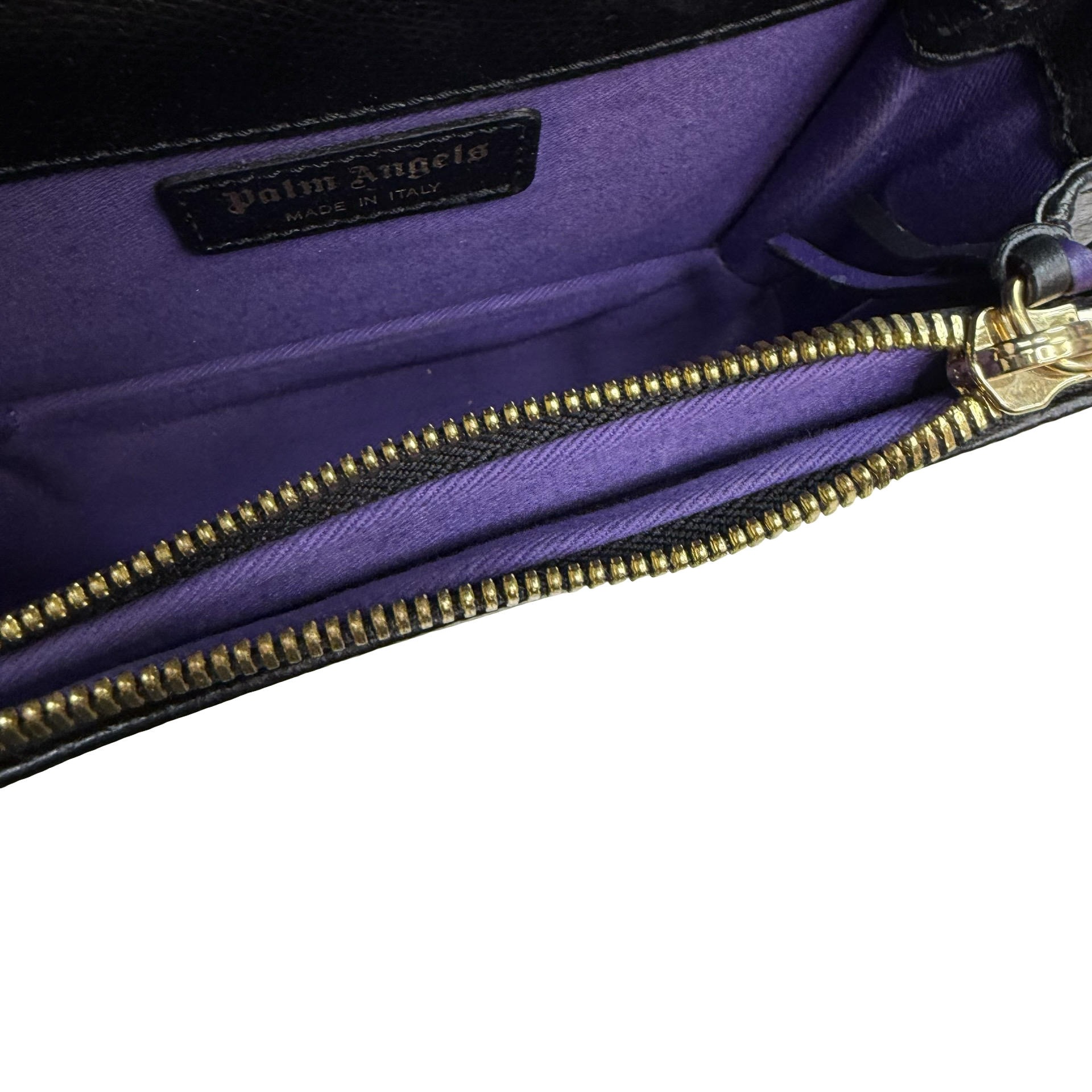 (W) Palm Angels Leather Crossbody Bag Multicolour/Black