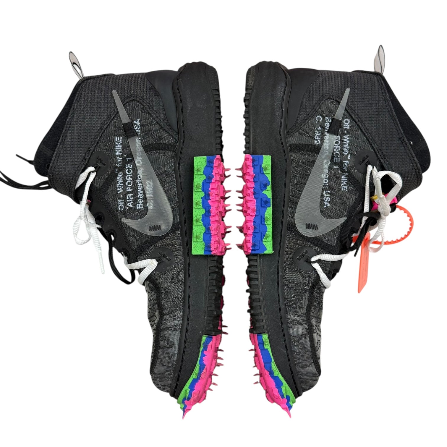 Nike x Off-White Air Force 1 Mid Black (Used)