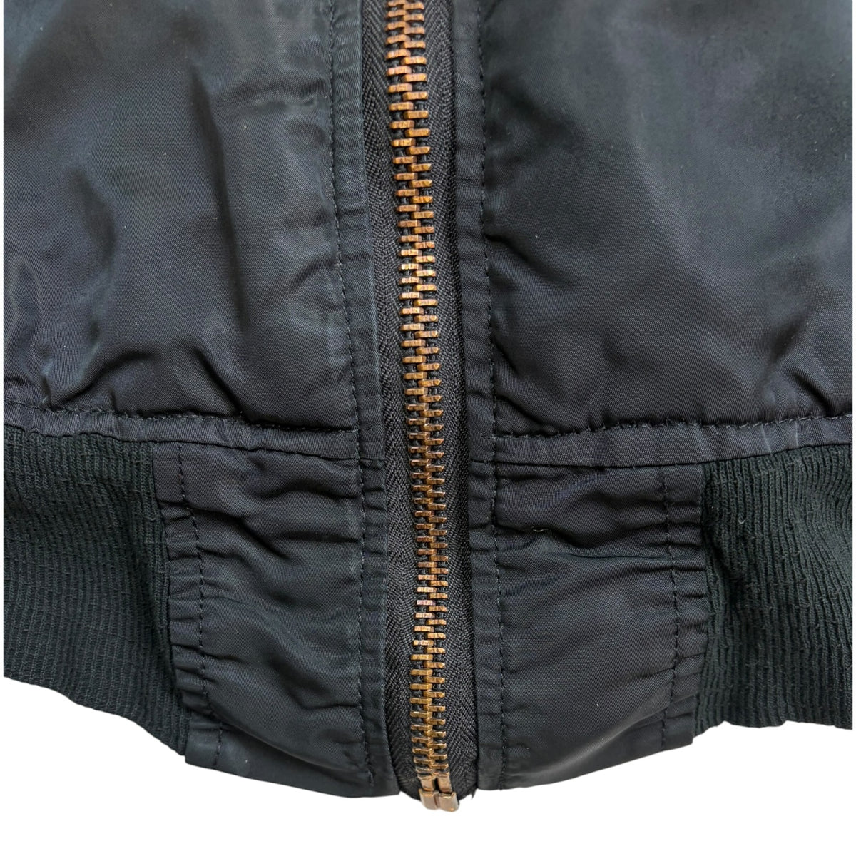 Vintage Alpha Industries Flight MA-1 Bomber Jacket Black