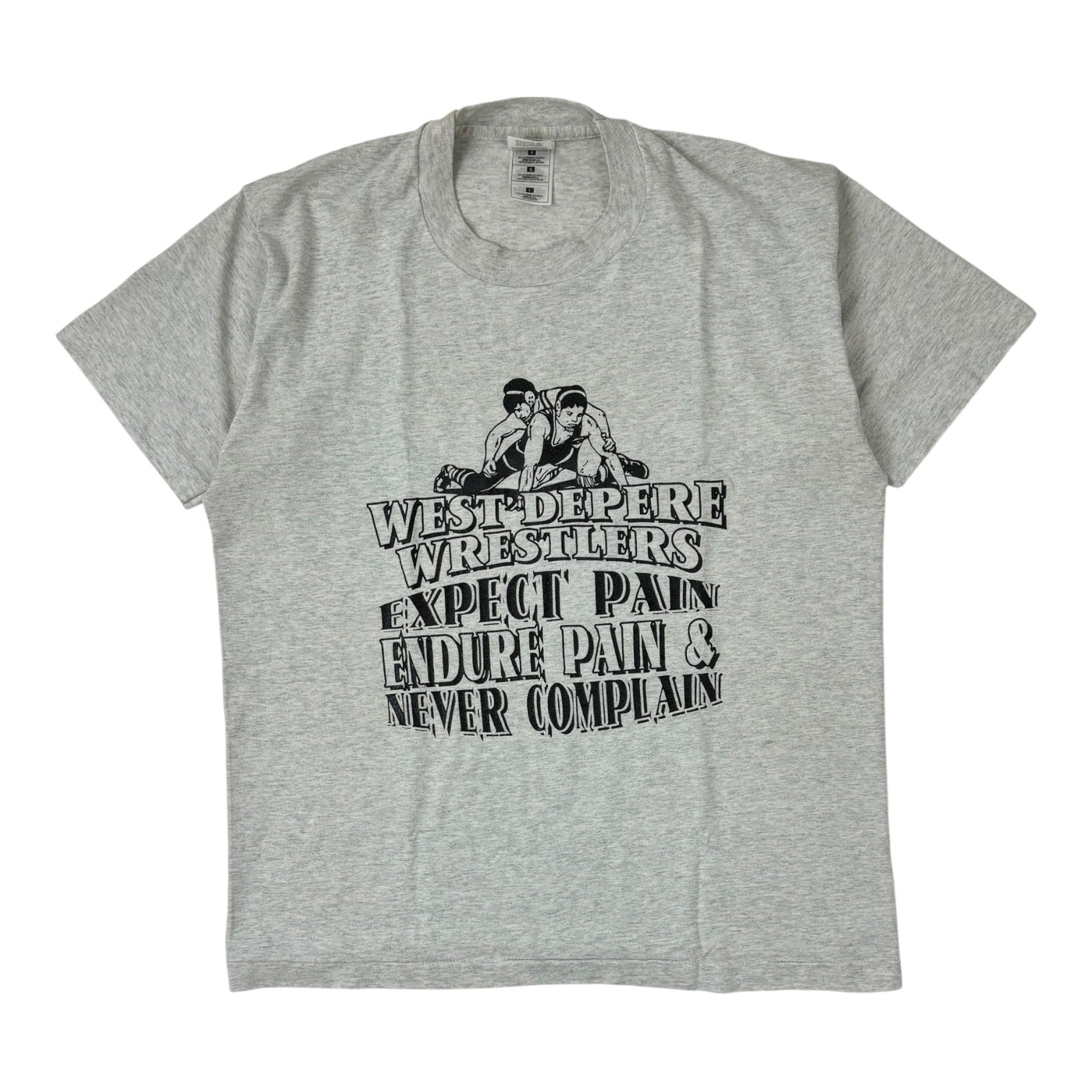 Vintage West Depere Wrestlers T-Shirt Grey