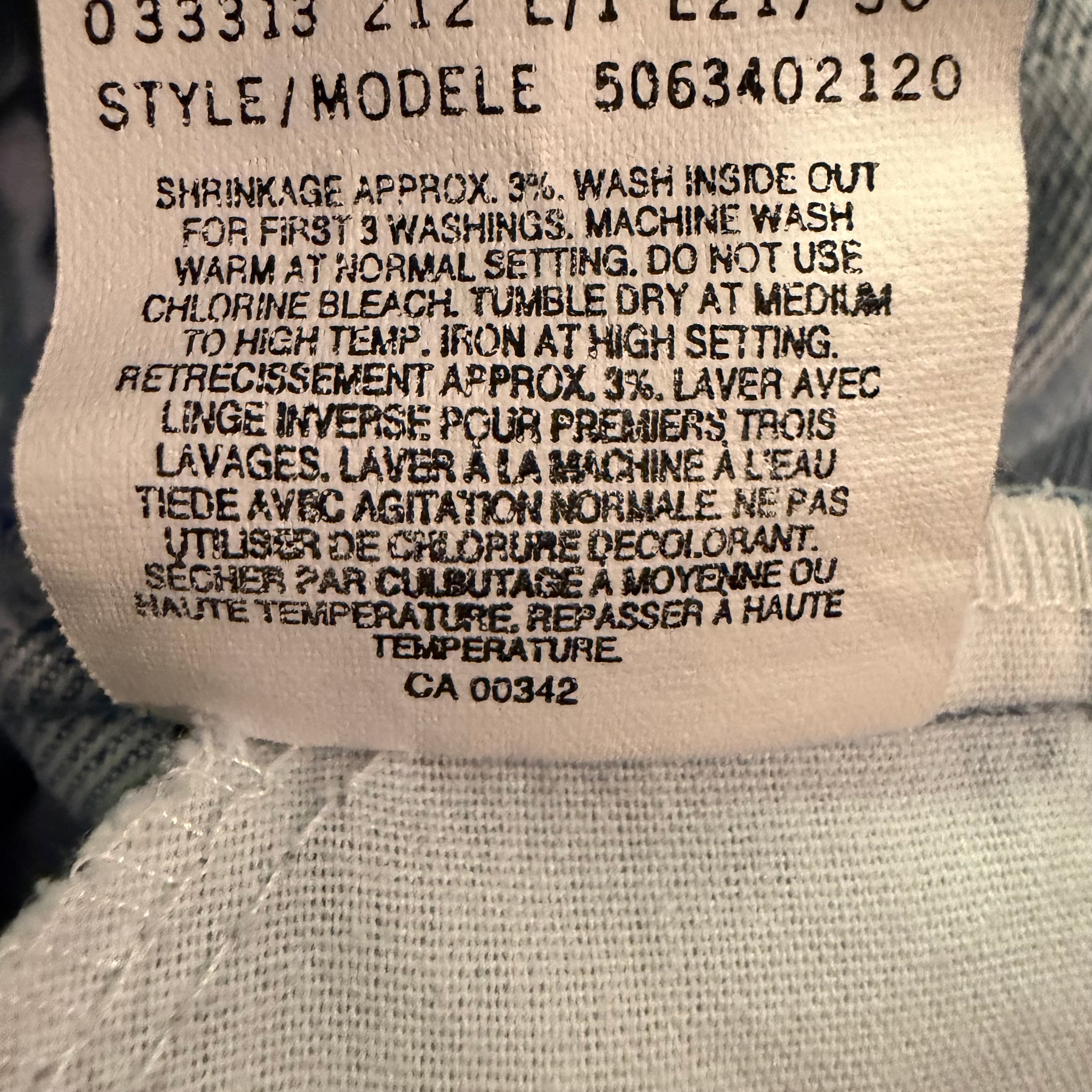 Vintage Levi’s 506 Blank Orange Tab Light Wash Denim Jeans Blue
