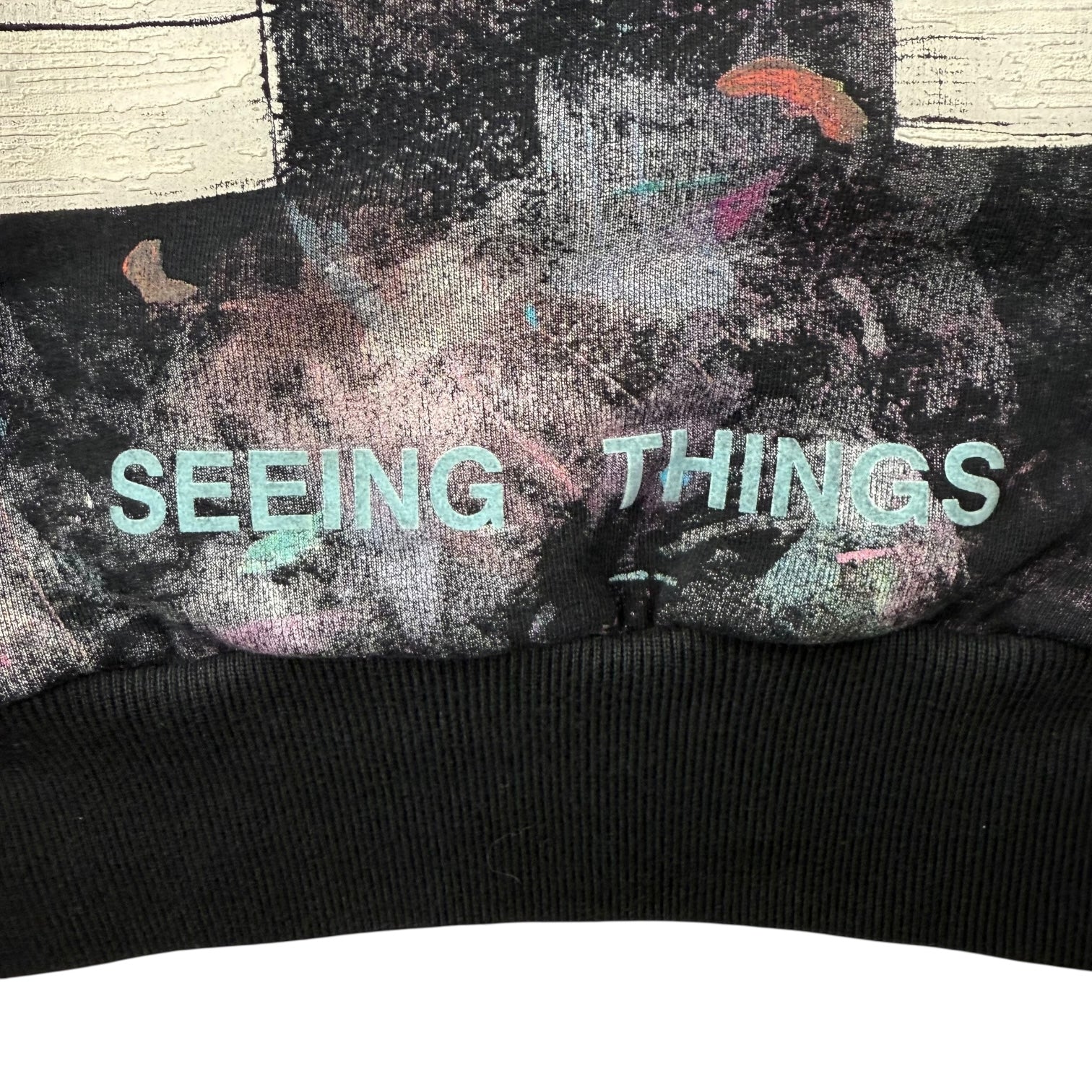 Off-White Galaxy Brushed Zip Up Hoodie Black