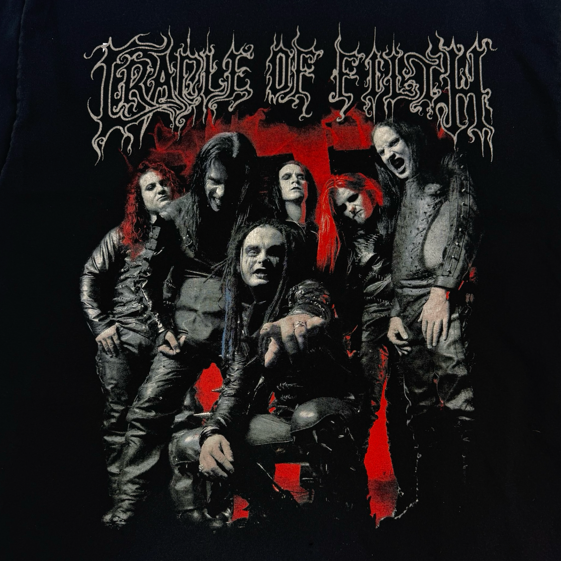 2004 Cradle Of Filth ‘Swansongs For A Nation’ L/S Tour Tee Black