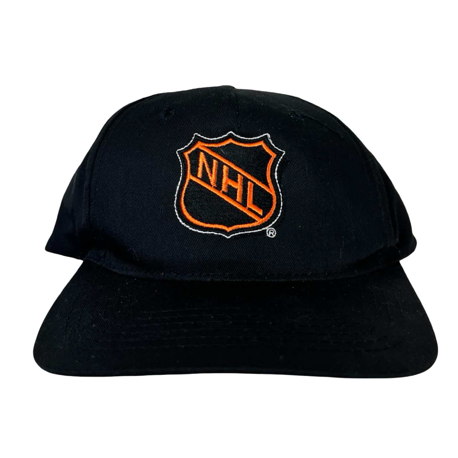 Vintage NHL Crest SnapBack Hat Black