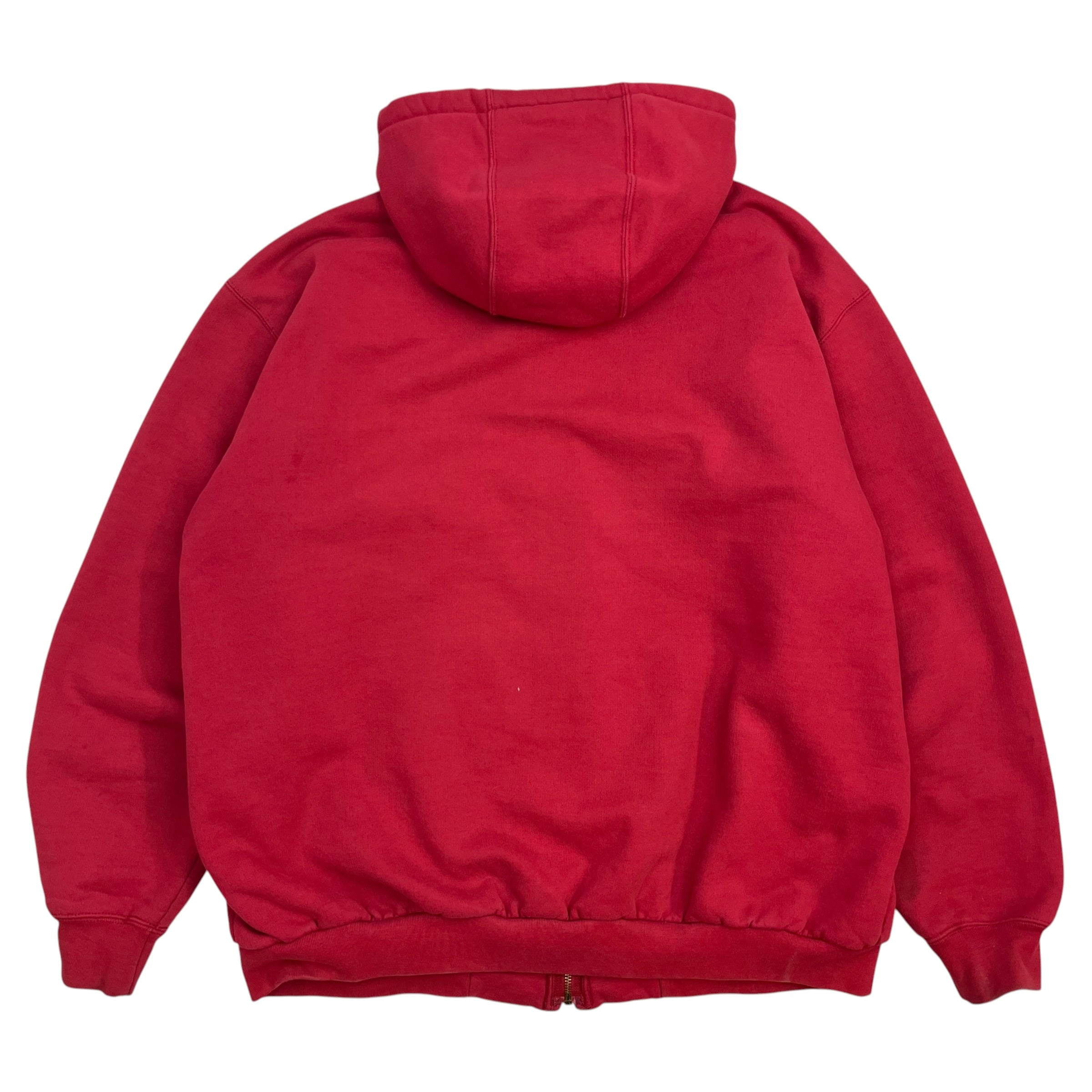 Vintage Carhartt Insulated Hoodie Crimson Red