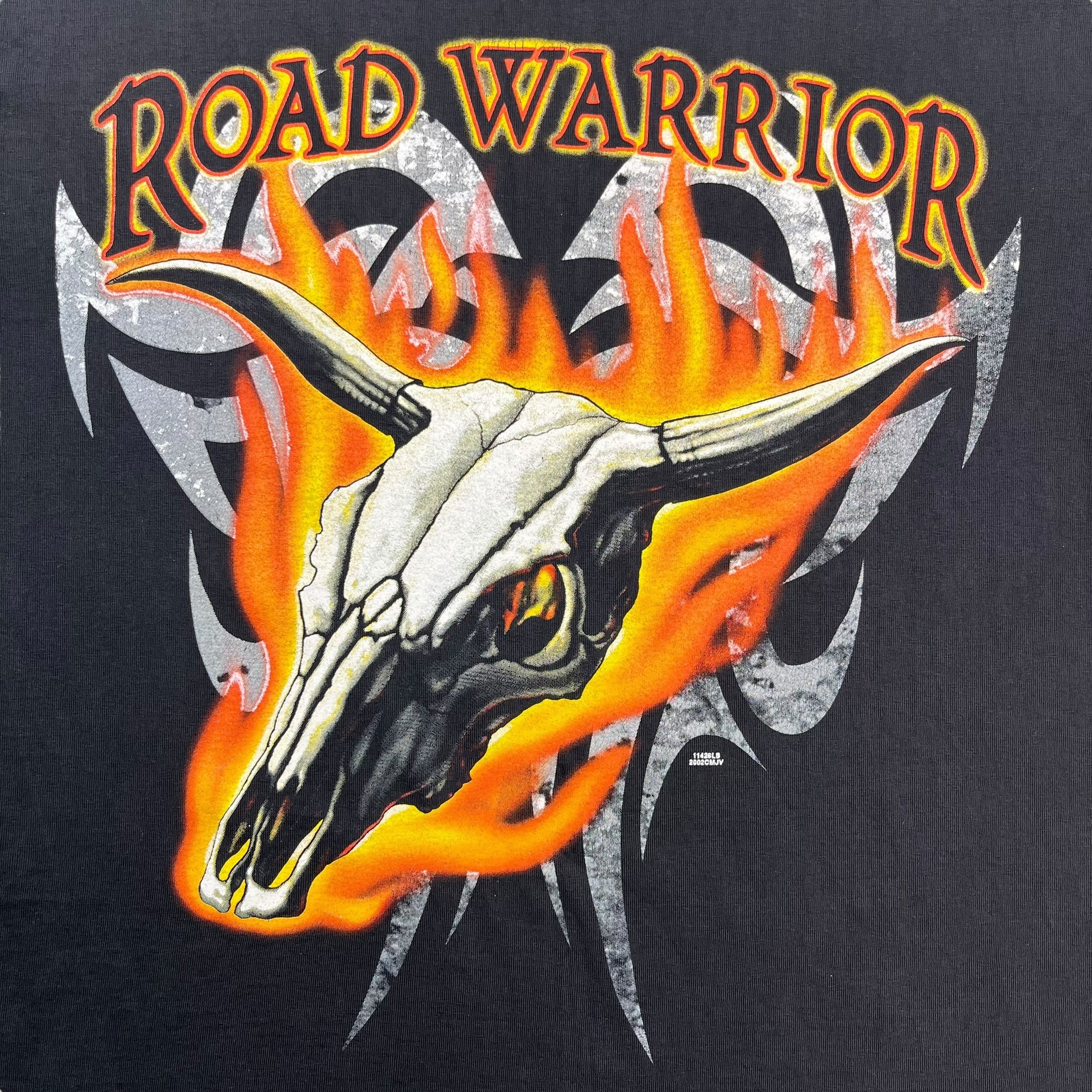 Vintage Osborn’s Cycles Road Warrior Long Sleeve Tee Black