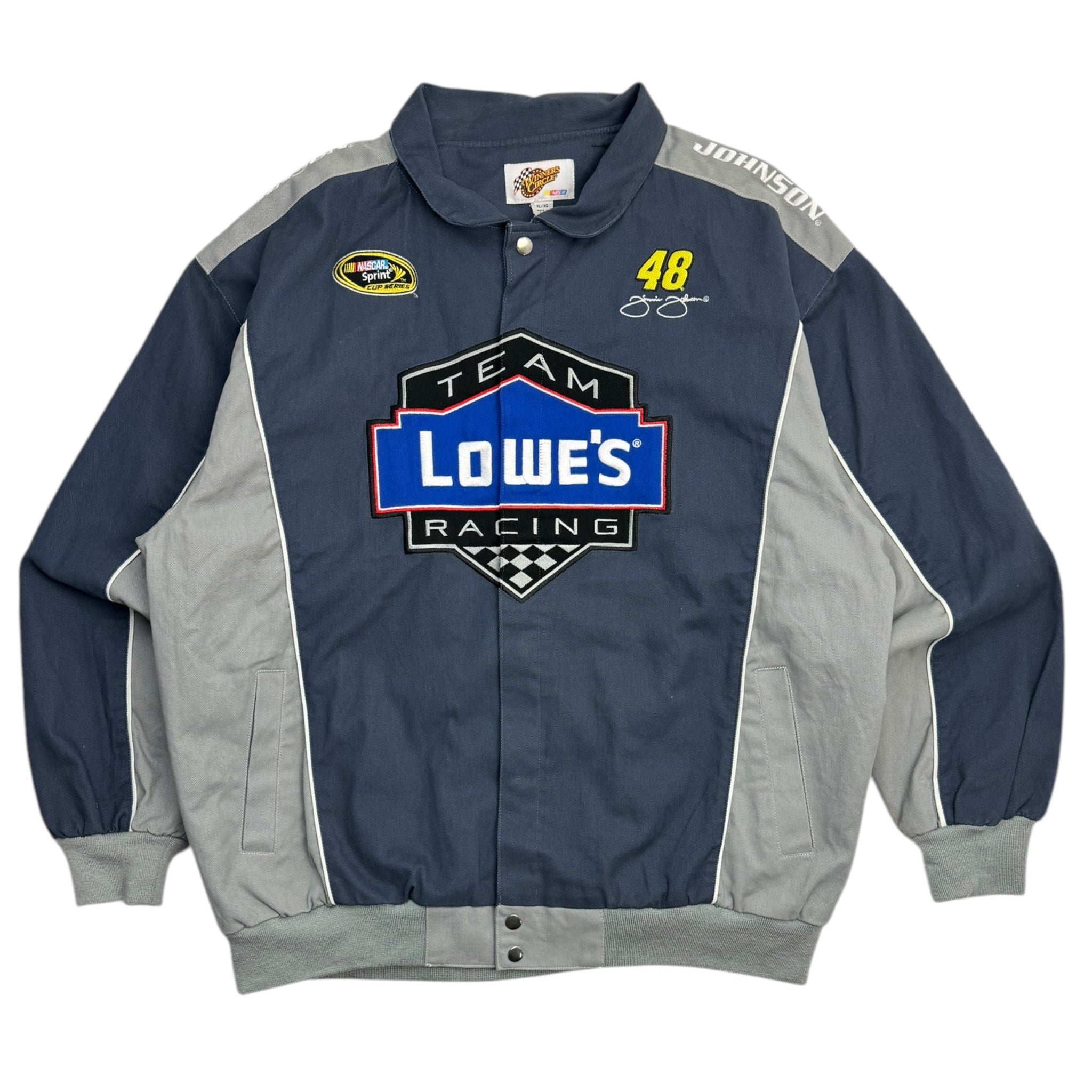 Vintage Lowe’s Jimmie Johnson 48 NASCAR Racing Jacket