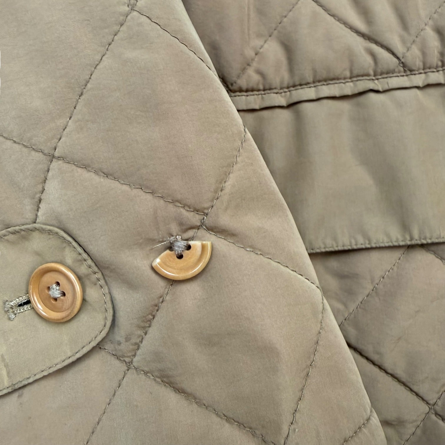 Vintage Polo Ralph Lauren Quilted Barn Jacket Tan