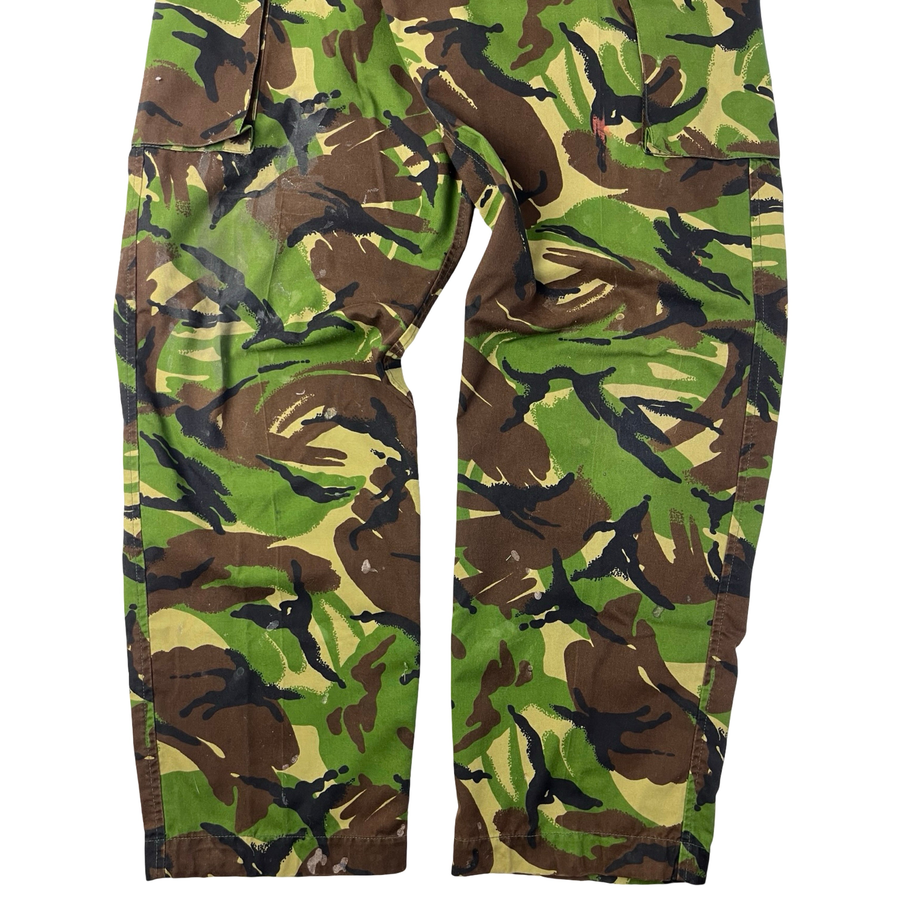Vintage British DPM Camouflage Cargo Pants Green