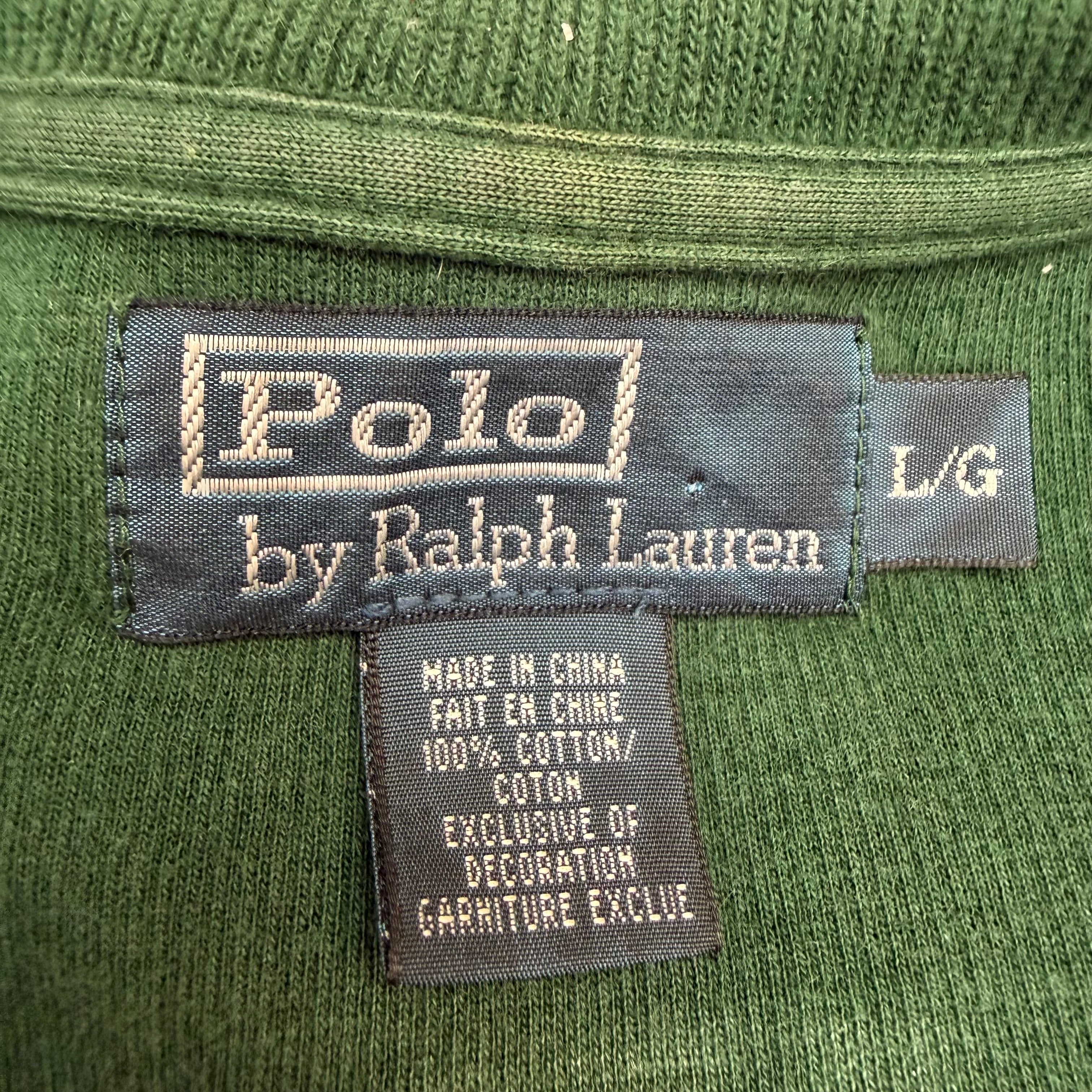 Vintage Polo Ralph Lauren Quarter Zip Green