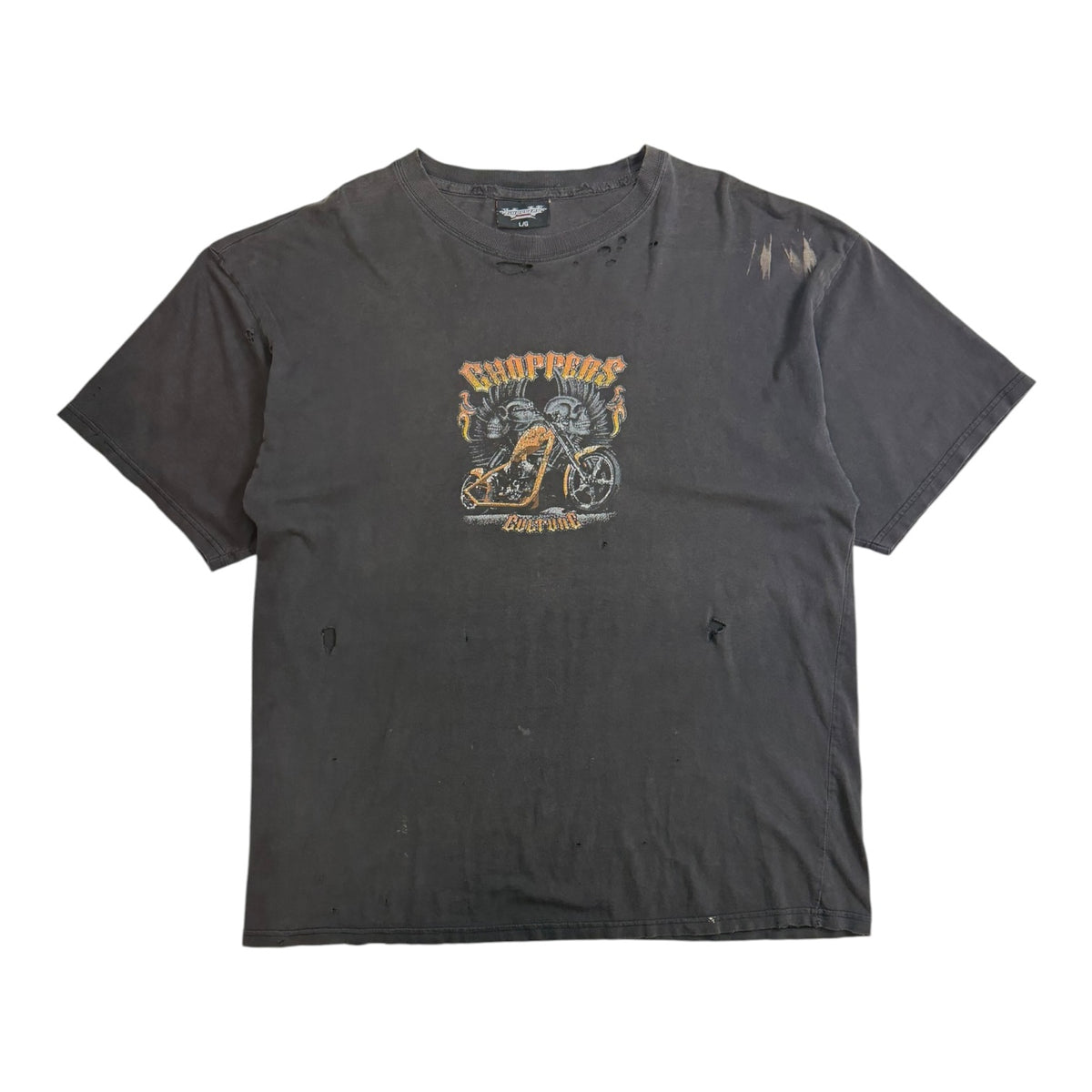 Vintage Orange County Choppers Flame T-Shirt Black