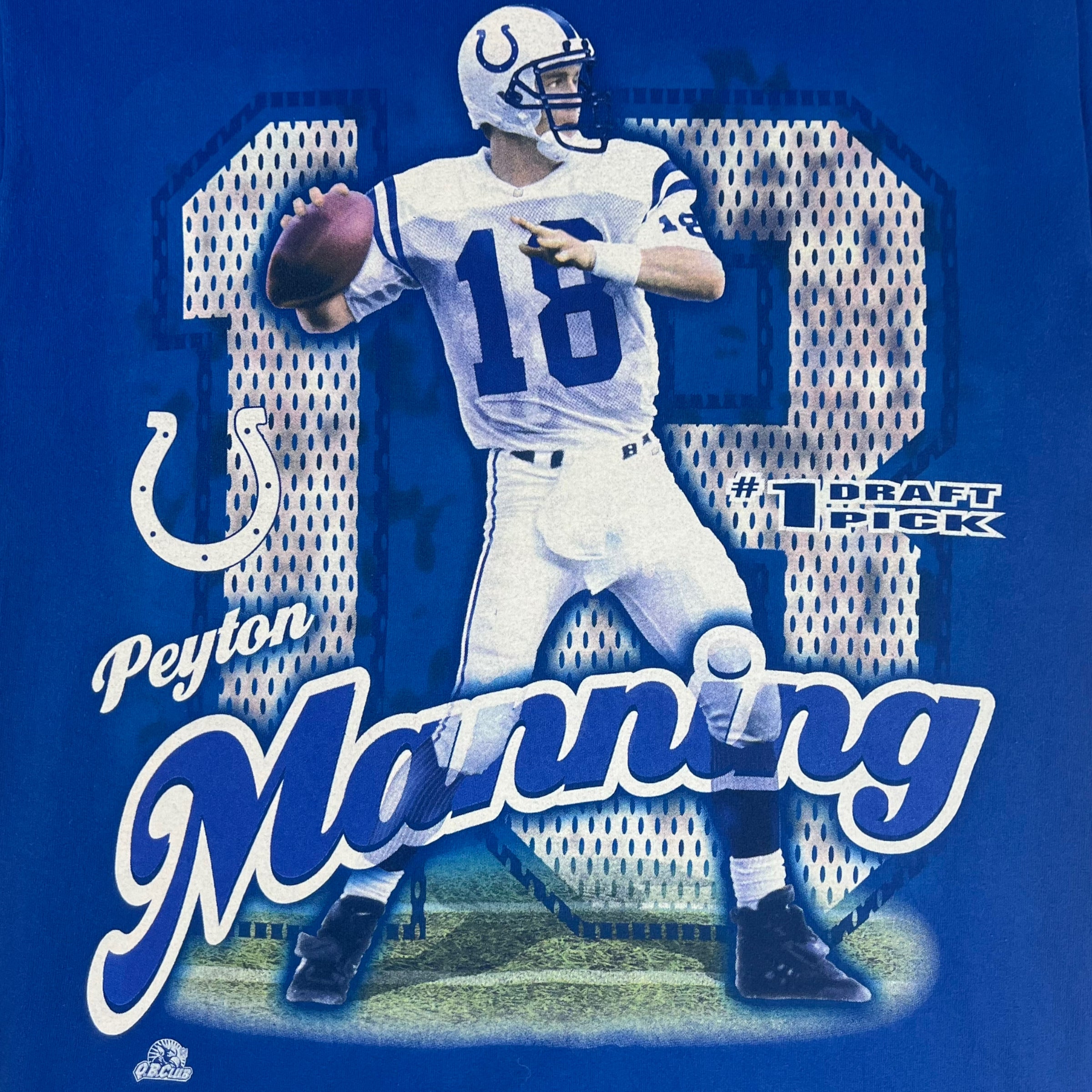 Vintage Peyton Manning Draft Tee Blue
