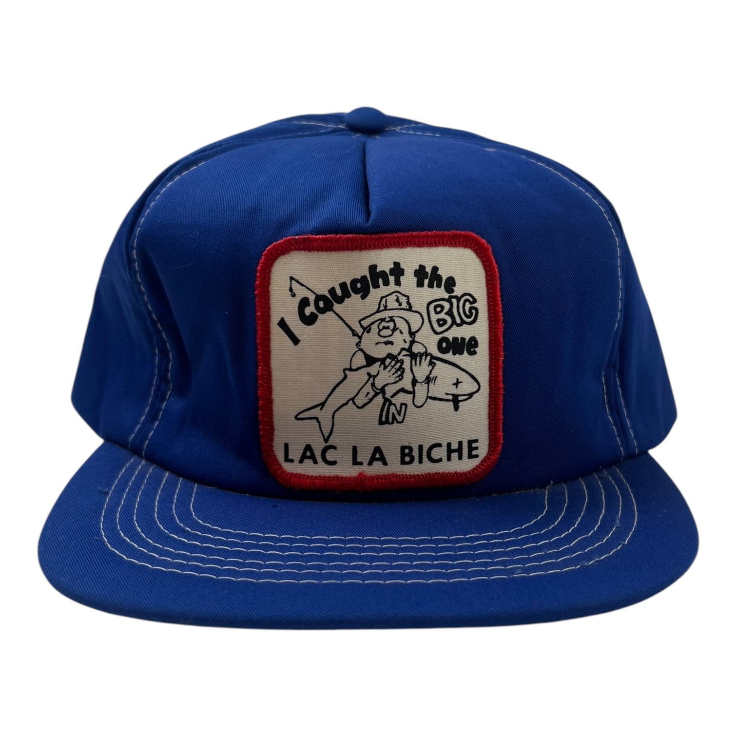 Vintage Lac La Biche Hat Blue