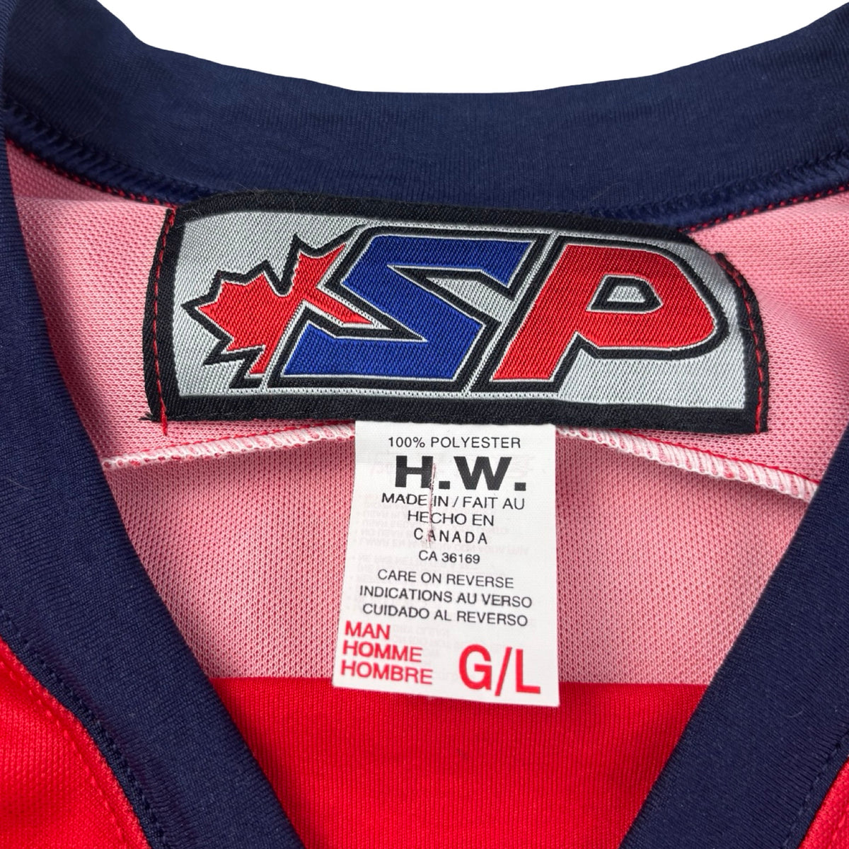 Vintage SP Apparel Victoria Salmon Kings ECHL Jersey Red/Navy