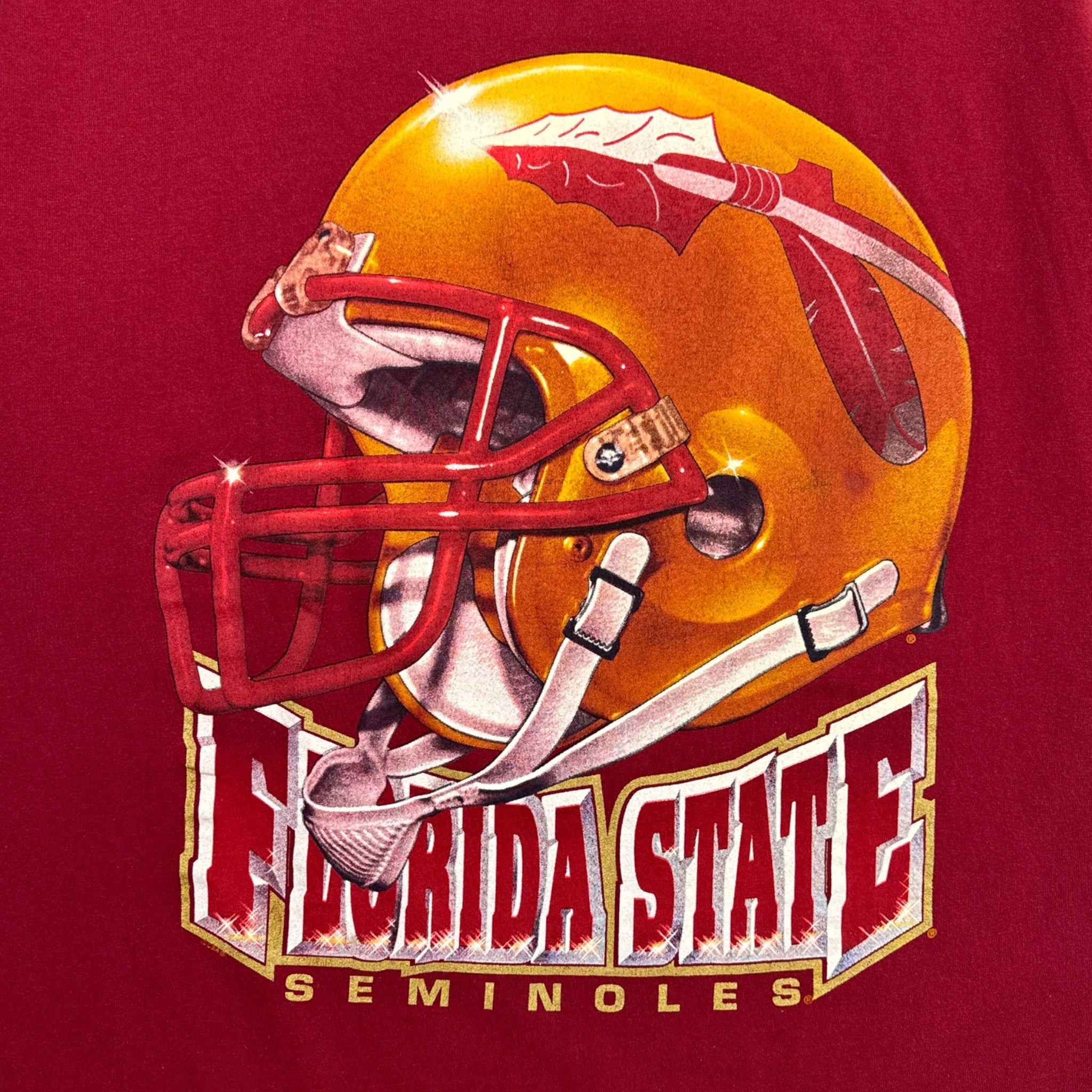 Vintage Florida Seminoles Helmet Logo T-Shirt