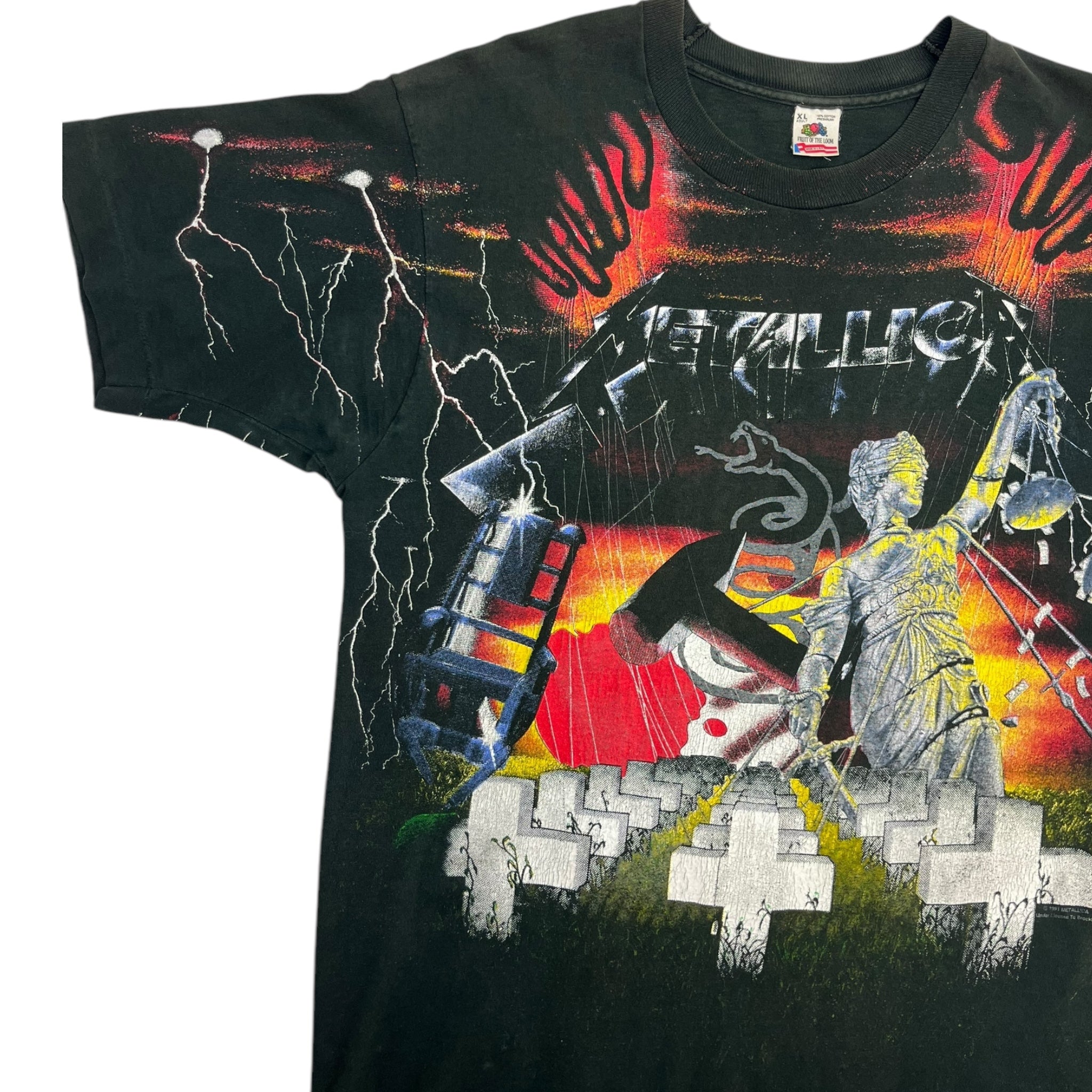 1991 Metallica Master of Puppets AOP T-Shirt