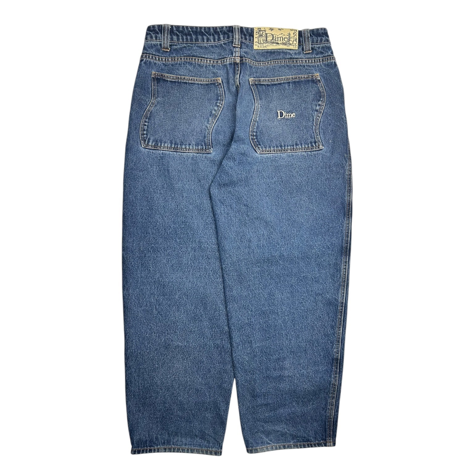 Dime MTL Baggy Blue Jeans