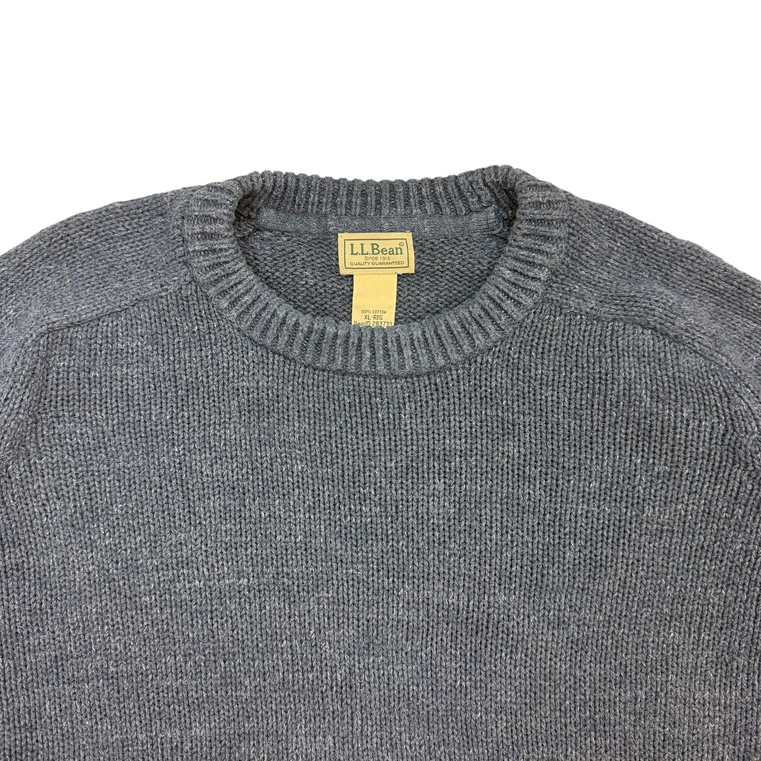 Vintage L.L. Bean Knit Sweater Navy Blue