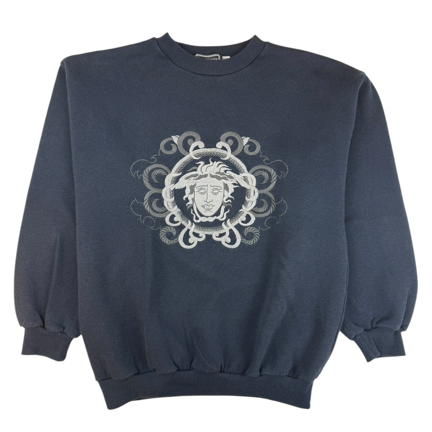 Vintage Gianni Versace Medusa  Crewneck Navy