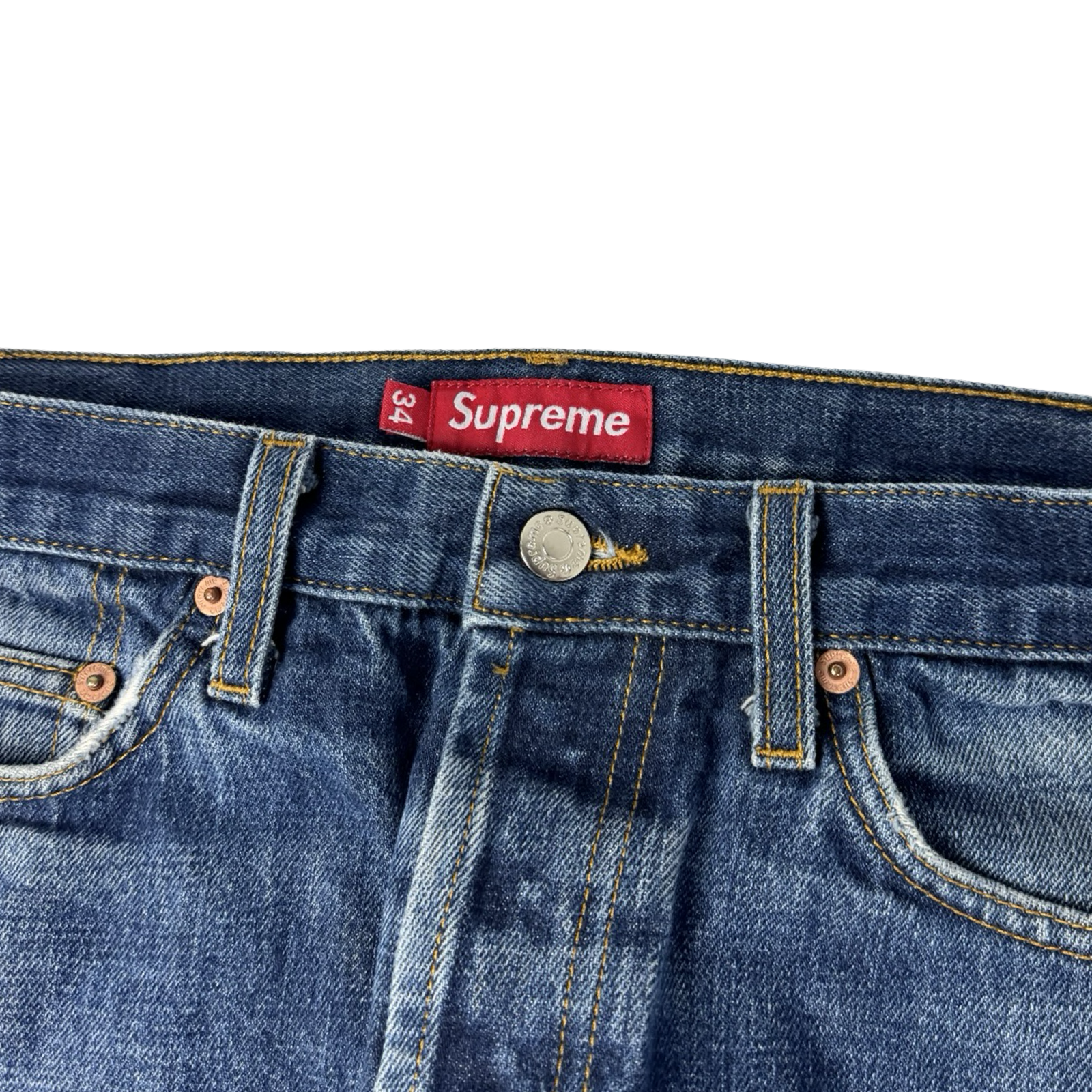 Supreme Rigid Slim Medium Wash Denim Pant