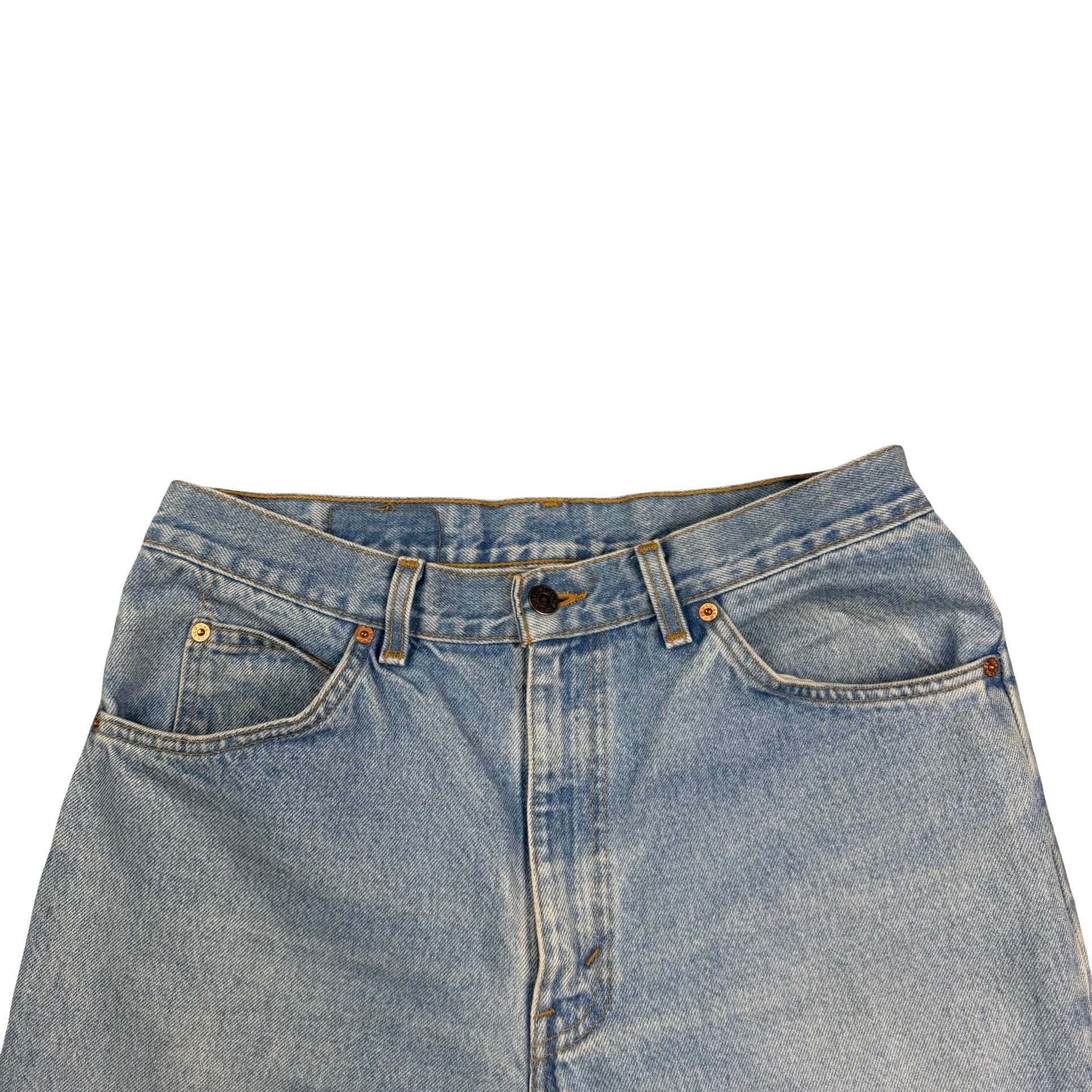 Vintage Levi’s 506 Light Wash Orange Tab Jeans Blue