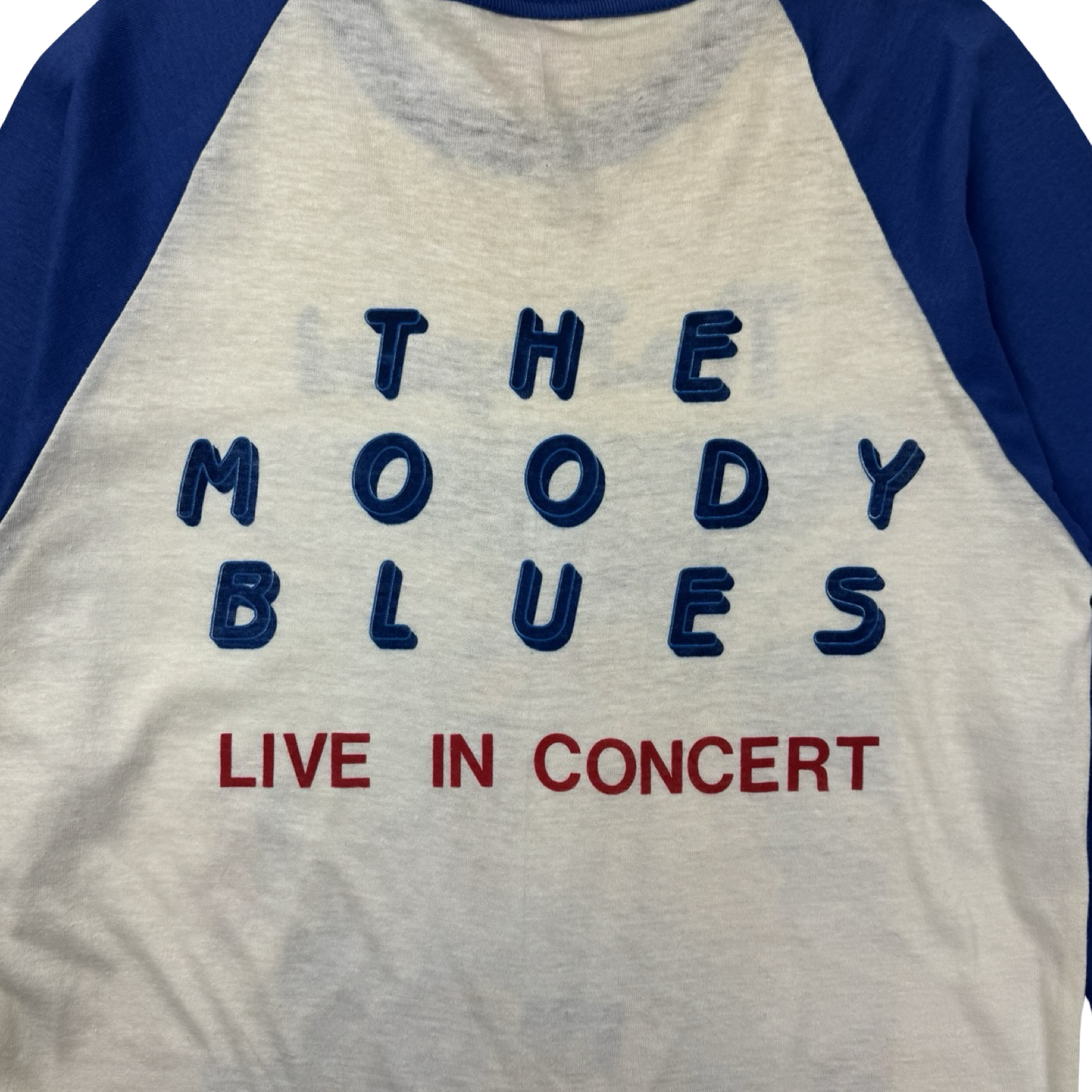 Vintage The Moody Blues ‘The Present’ S/S Raglan Band T-Shirt