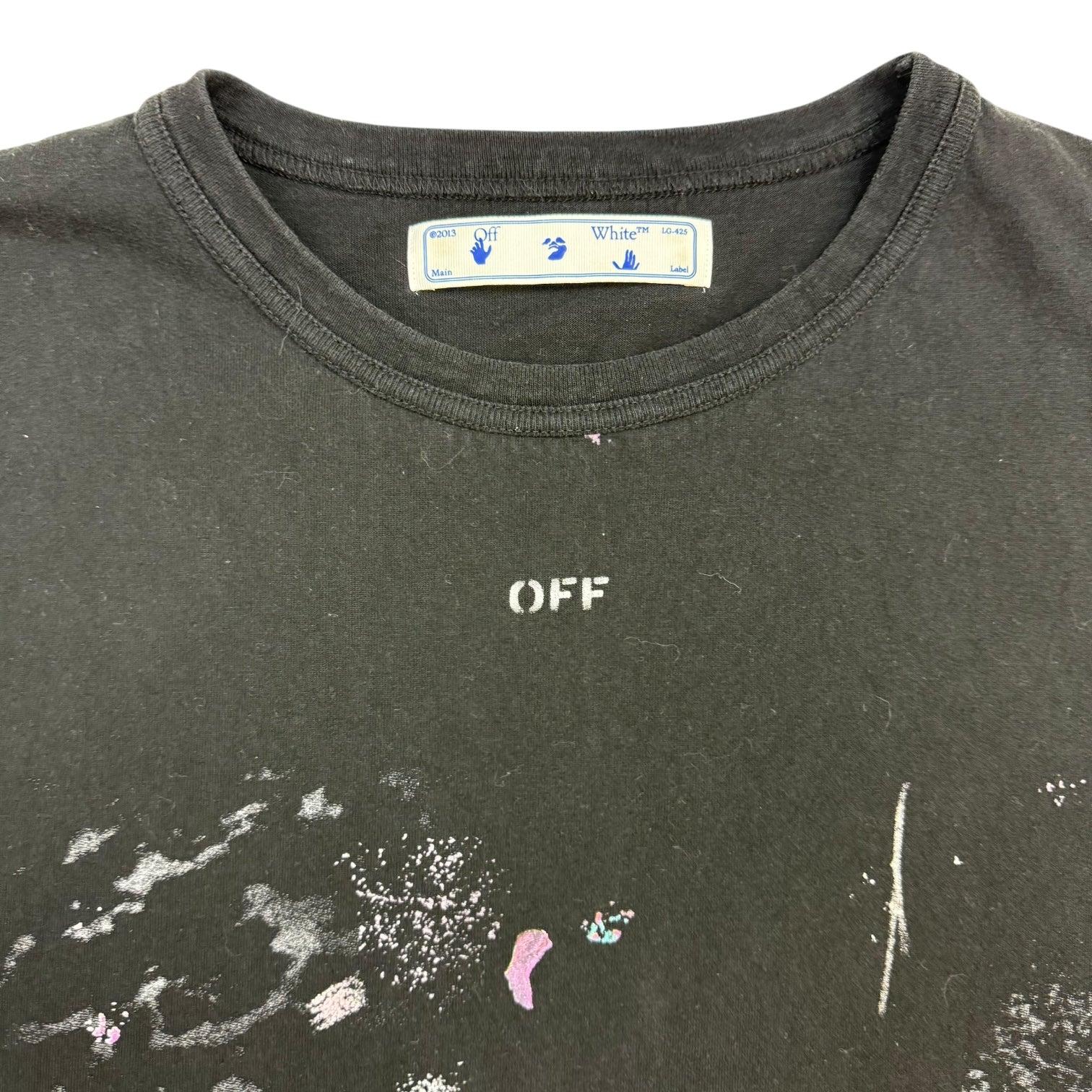 Off-White Galaxy Brushed Tee Black