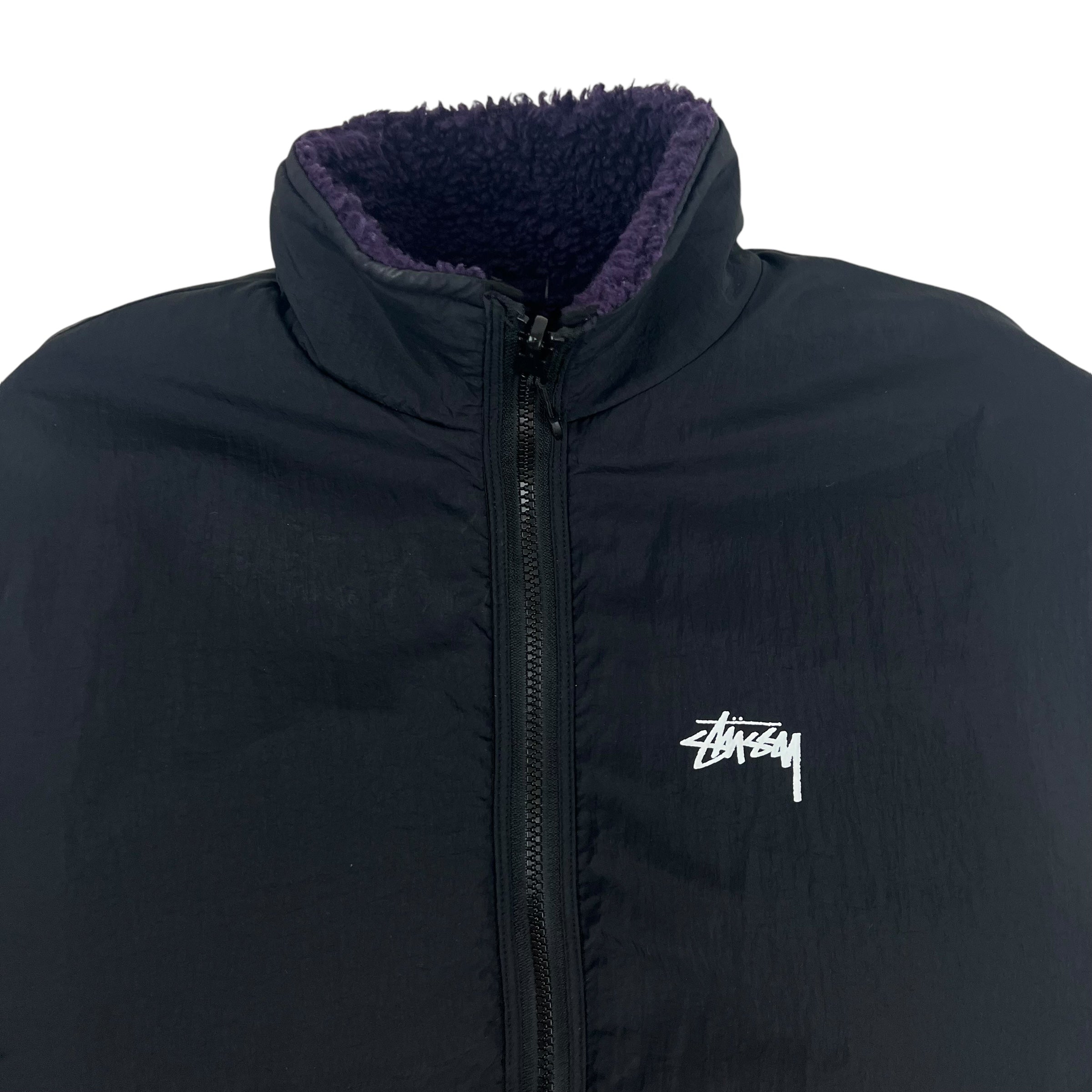 Stussy Sherpa Reversible Jacket Purple