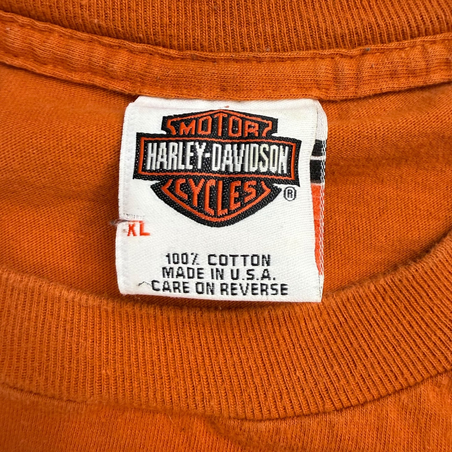 2008 Harley Davidson Of Idaho L/S Tee Orange