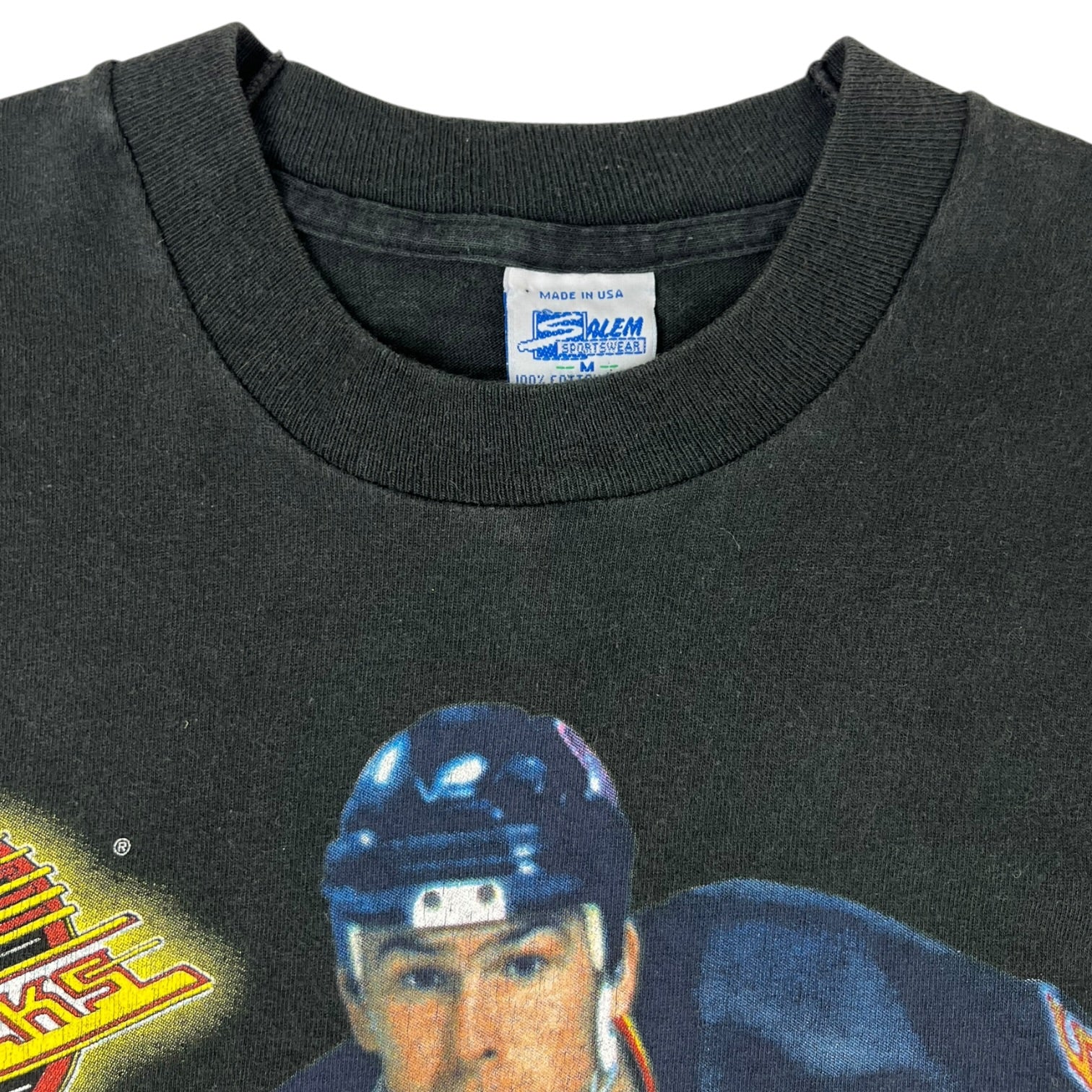 Vintage Canucks Trevor Linden T-Shirt Black