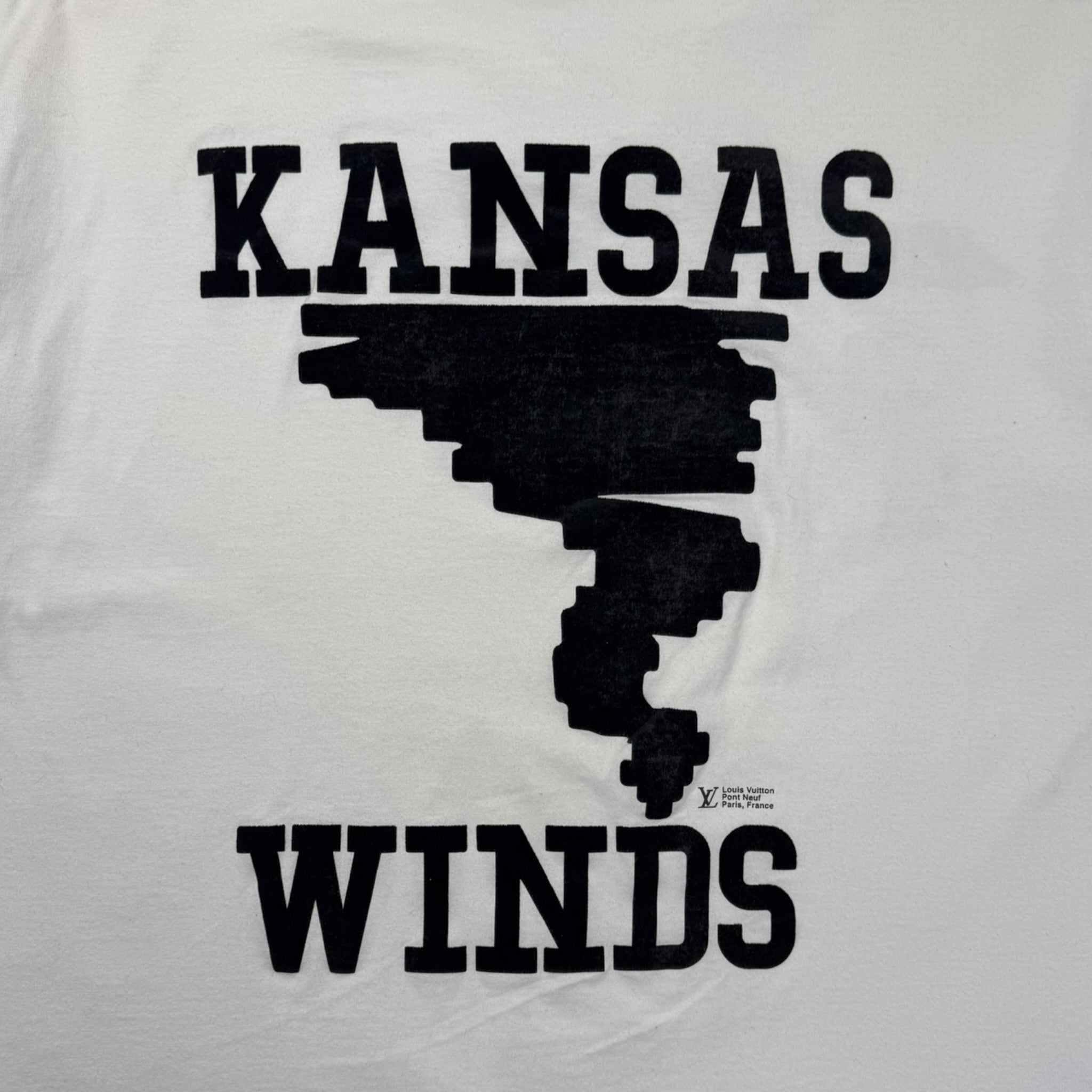 Louis Vuitton x Virgil Abloh Kansas Winds "Not Home" T-Shirt