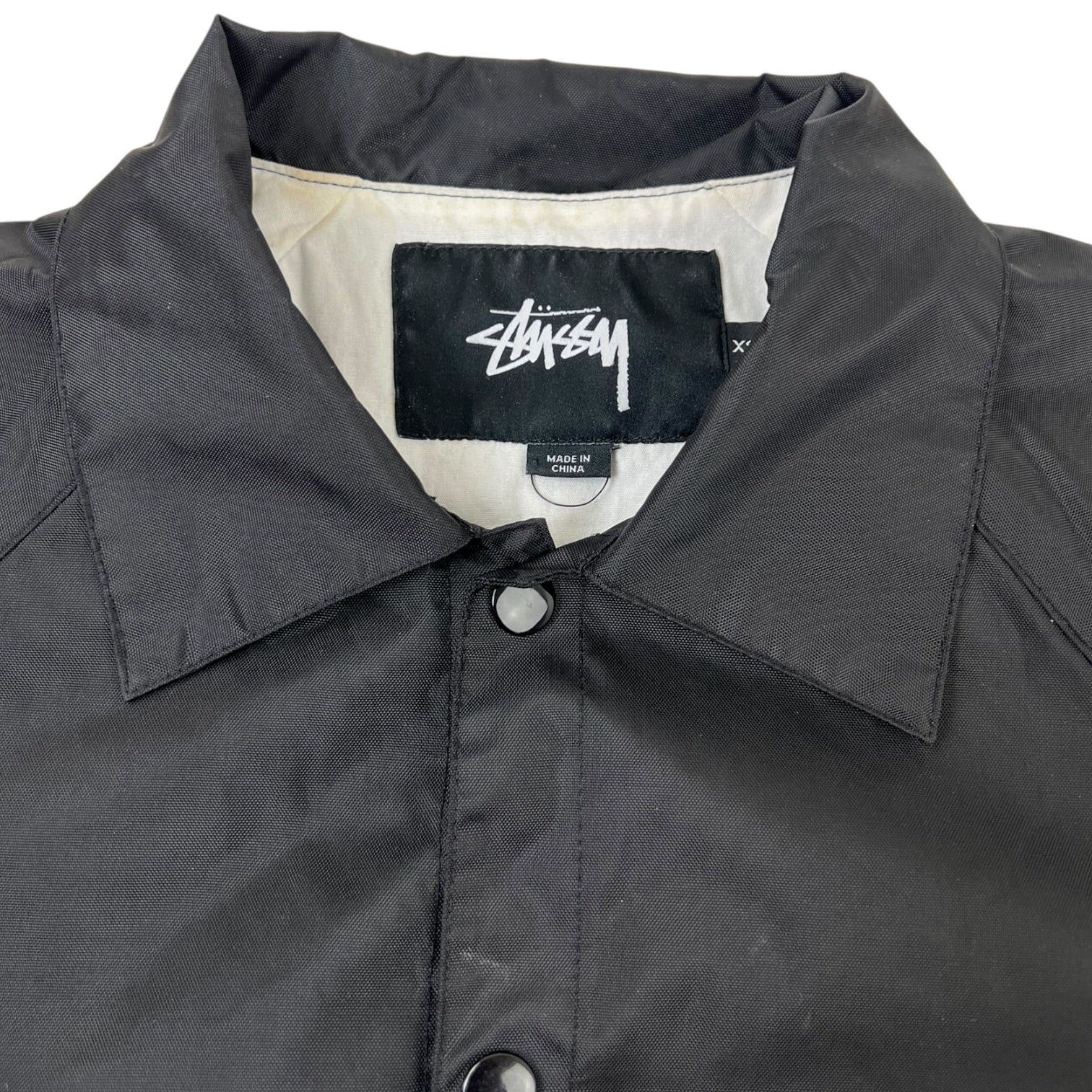 Stussy Nordhoff Short Sleeve Coaches Jacket Black