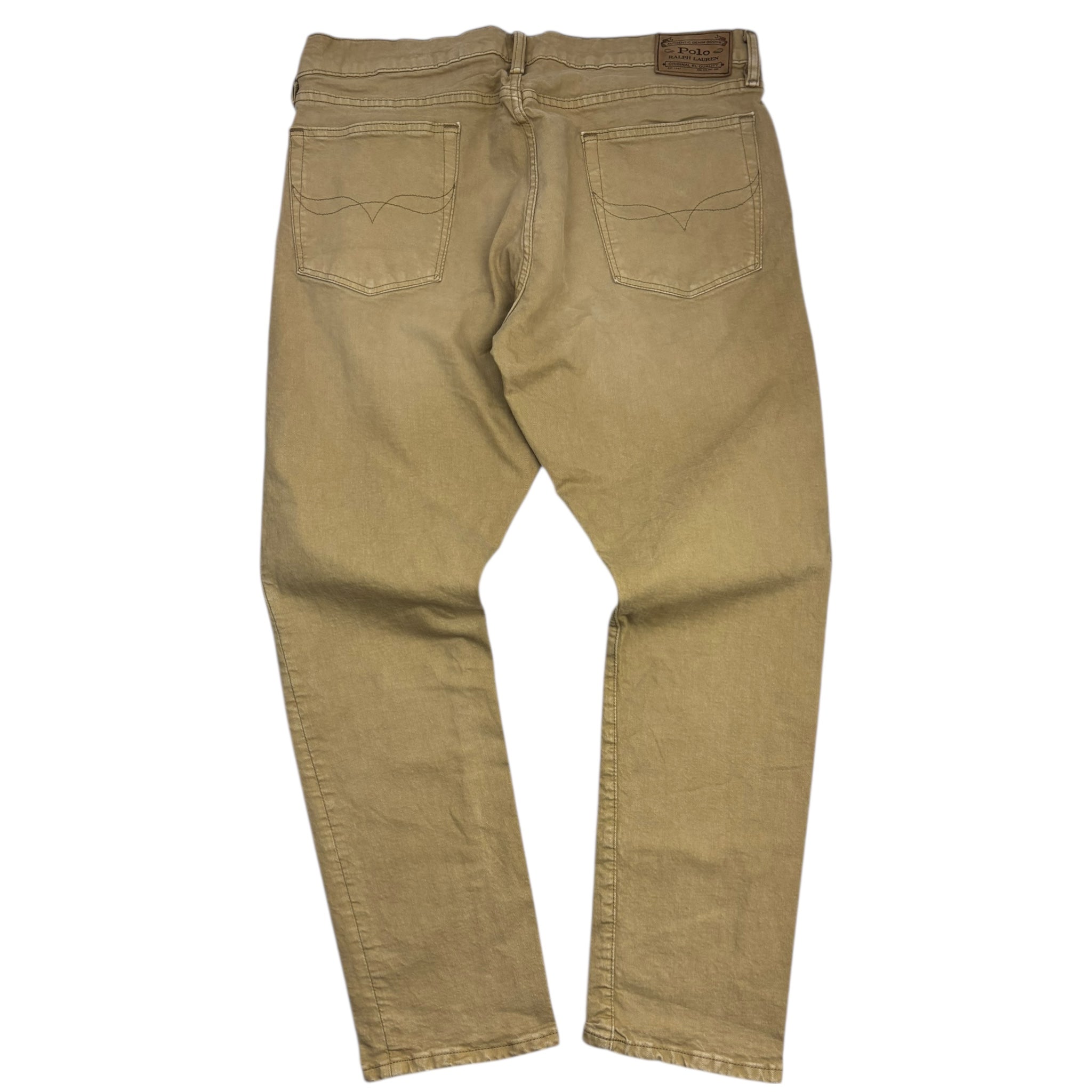 Vintage Polo Ralph Lauren Trouser Bottoms Tan Beige