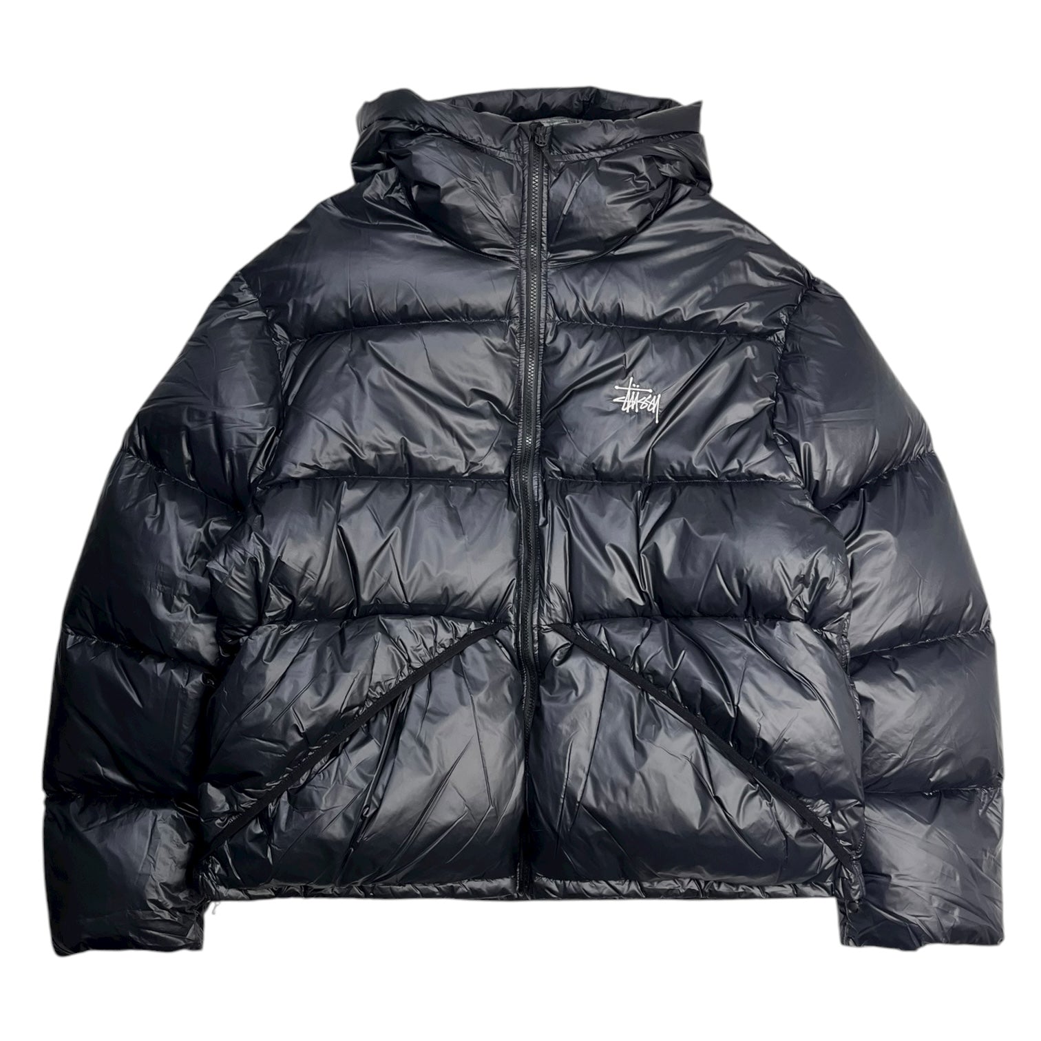 Stüssy Micro Ripstop Down Parka Phantom Black