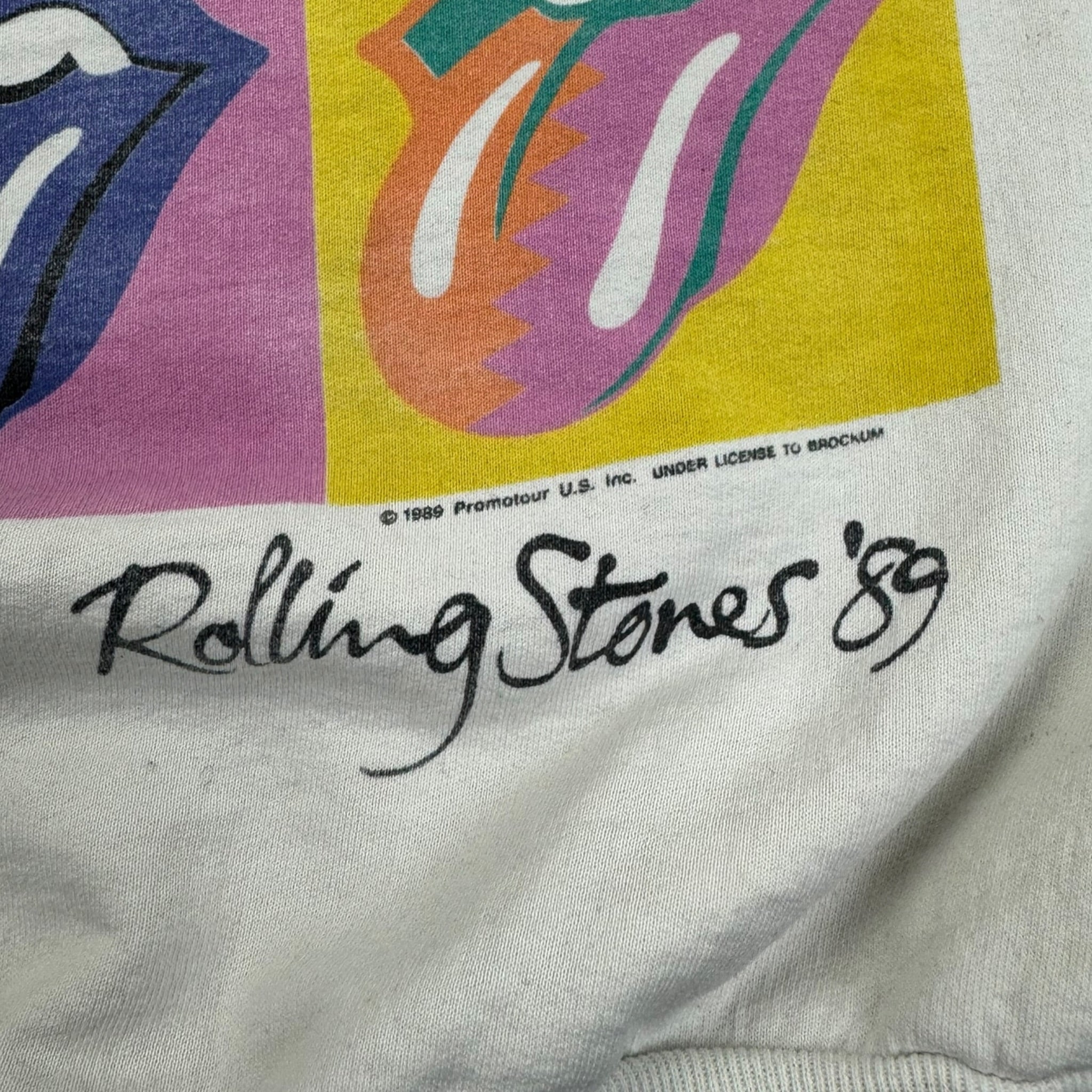 1989 Rolling Stones Rock Band Crewneck