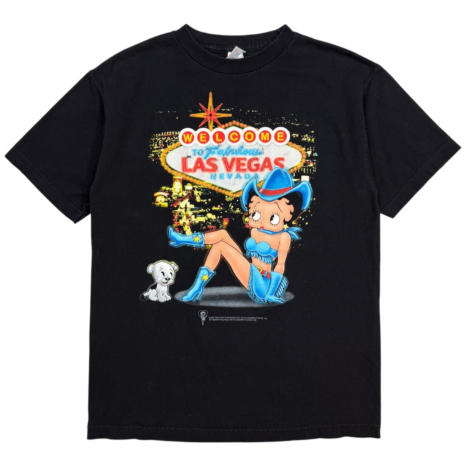 Vintage Betty Boop Las Vegas Tee Black