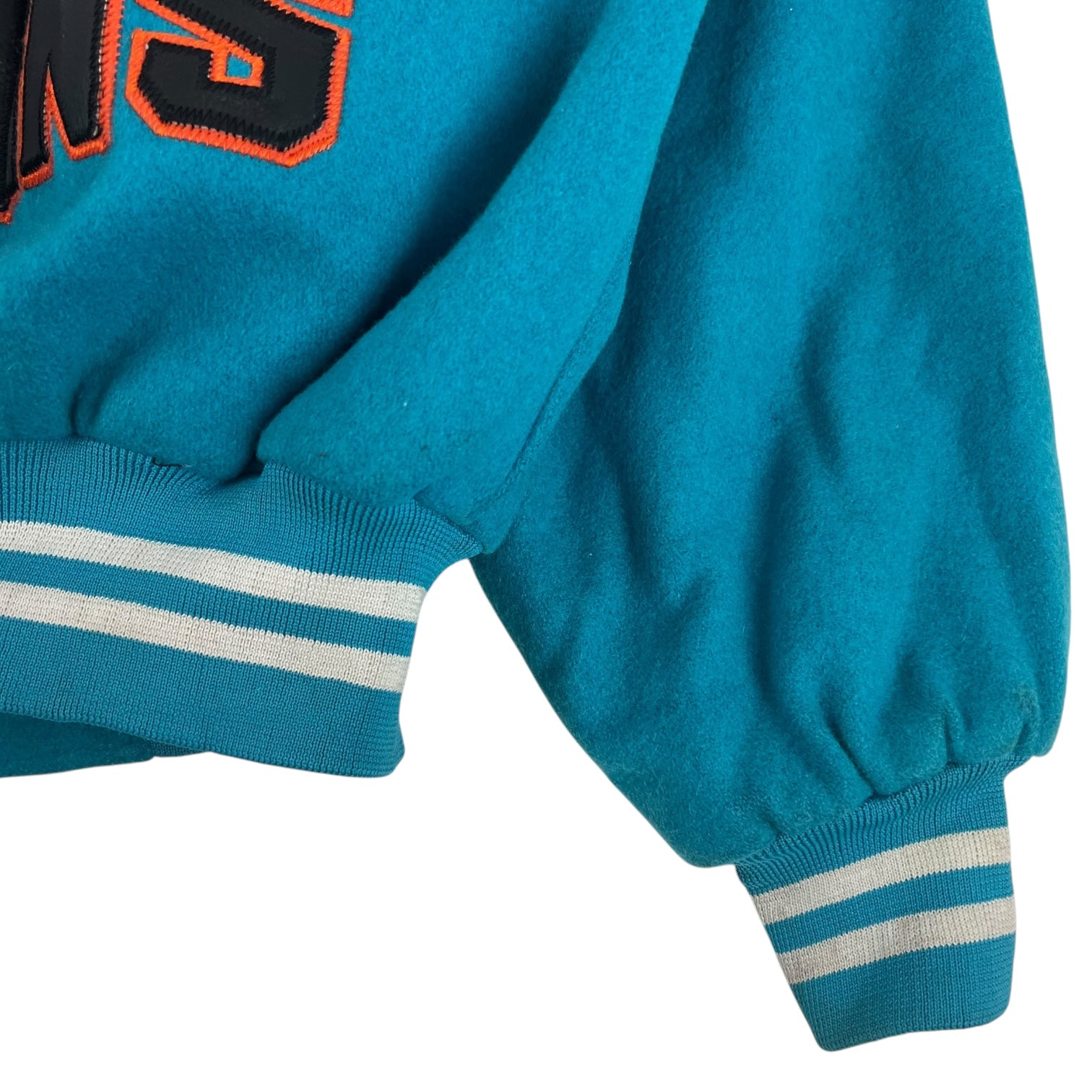 Vintage Miami Dolphins Varsity Jacket Teal/Black