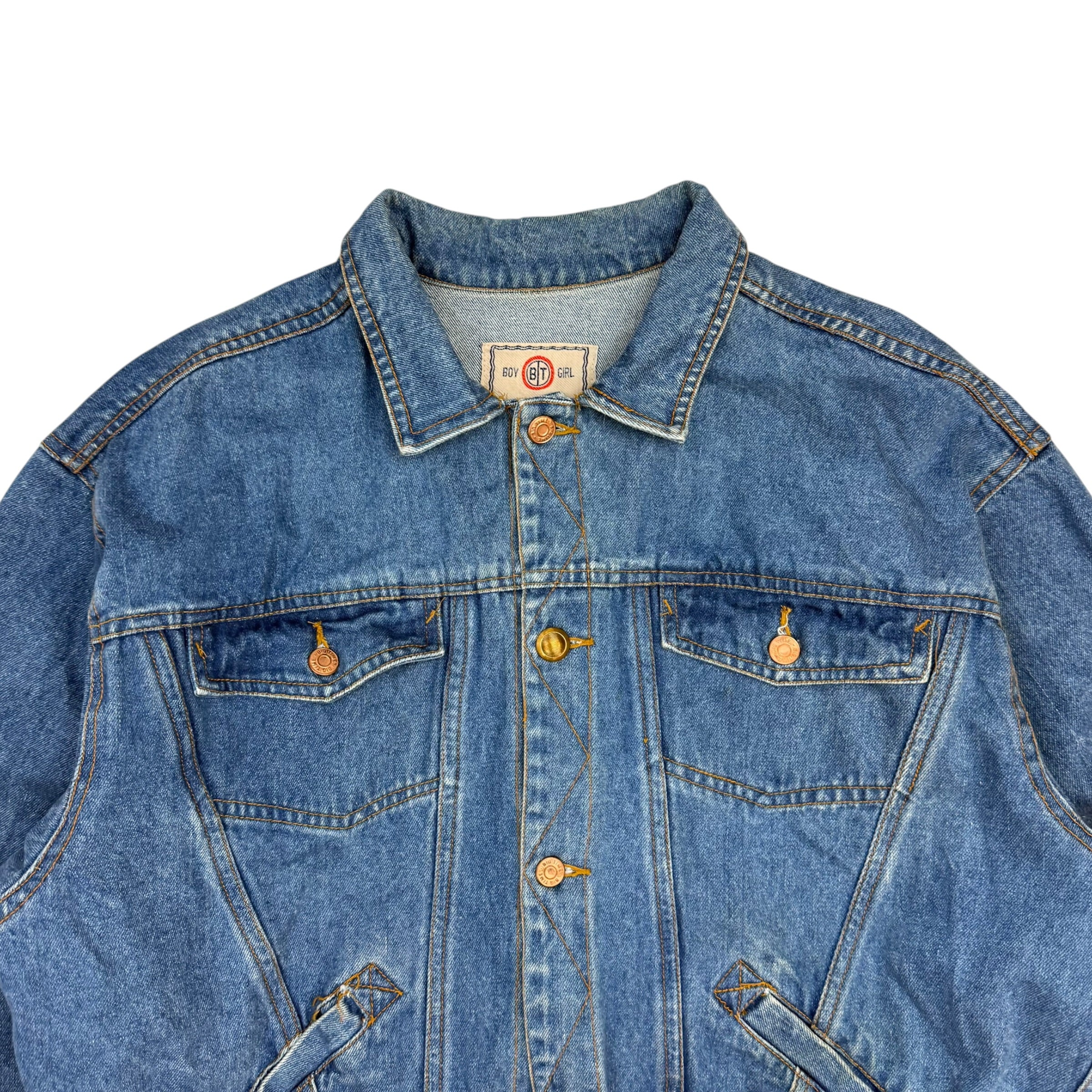Vintage Big Time Denim Jacket Dark Wash