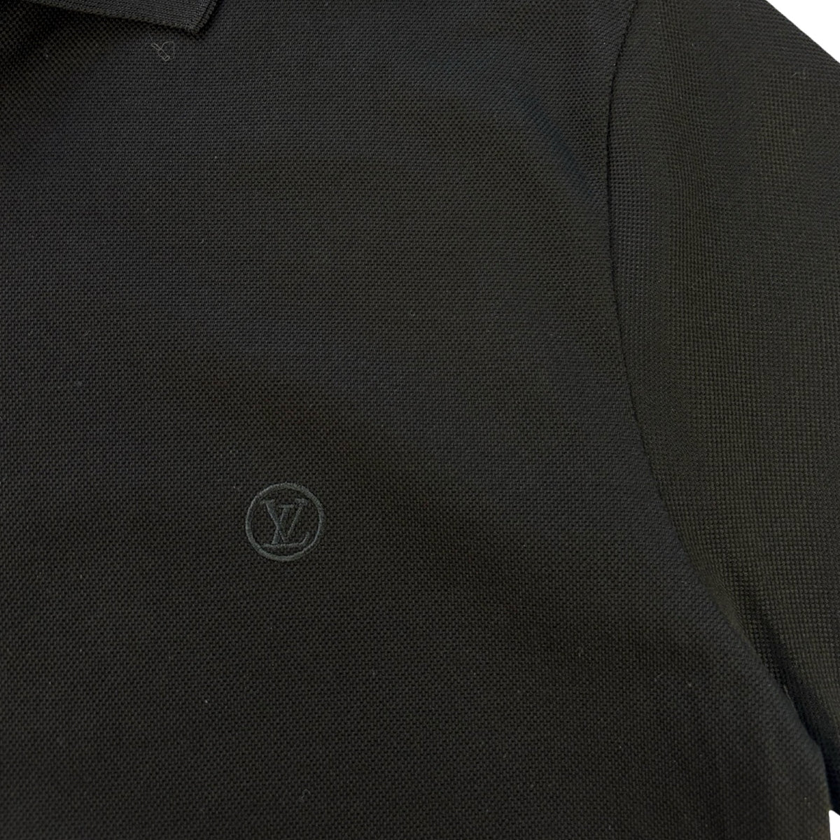 Louis Vuitton Micro Logo Polo T-Shirt Black