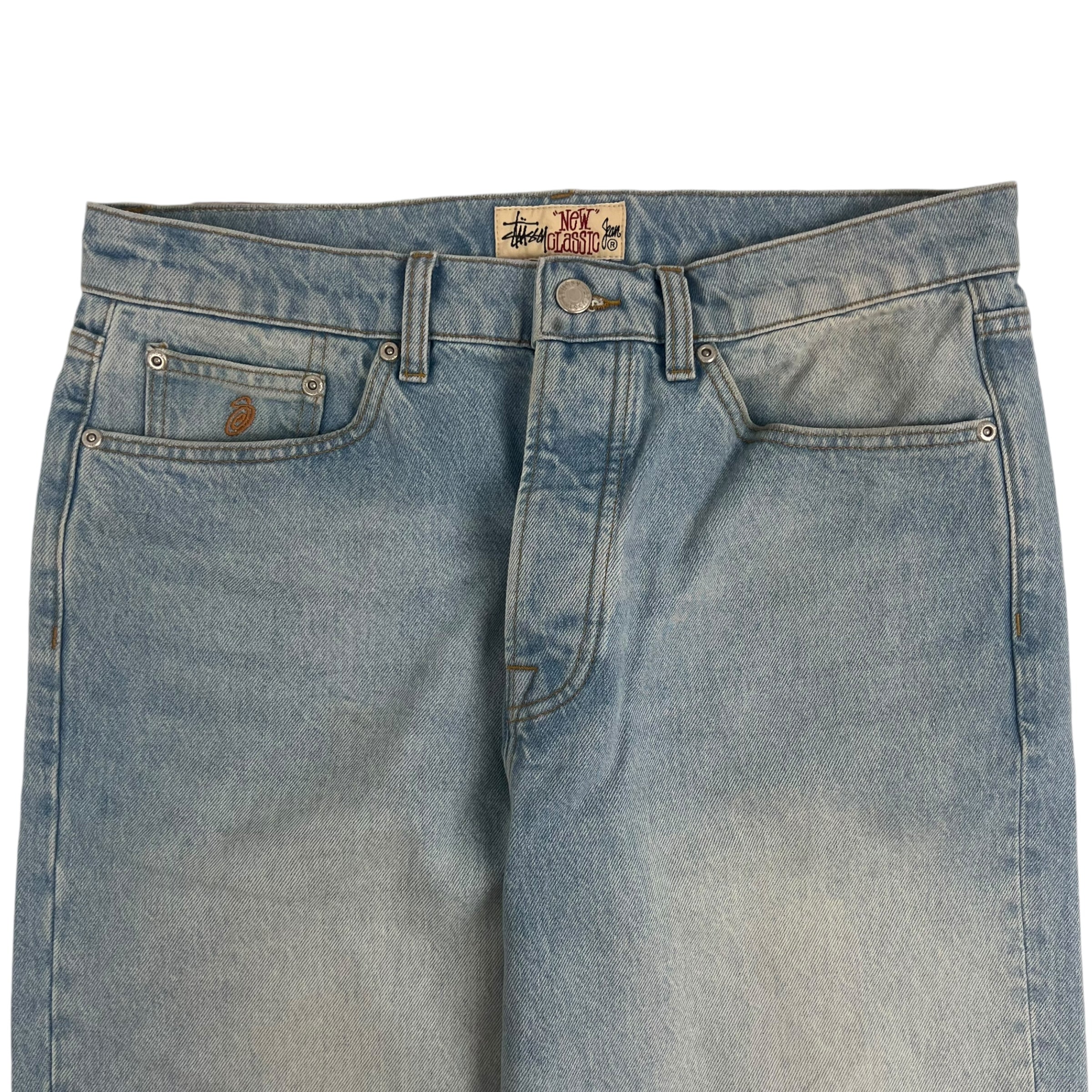 Stussy New Classic Jean Denim Medium Blue