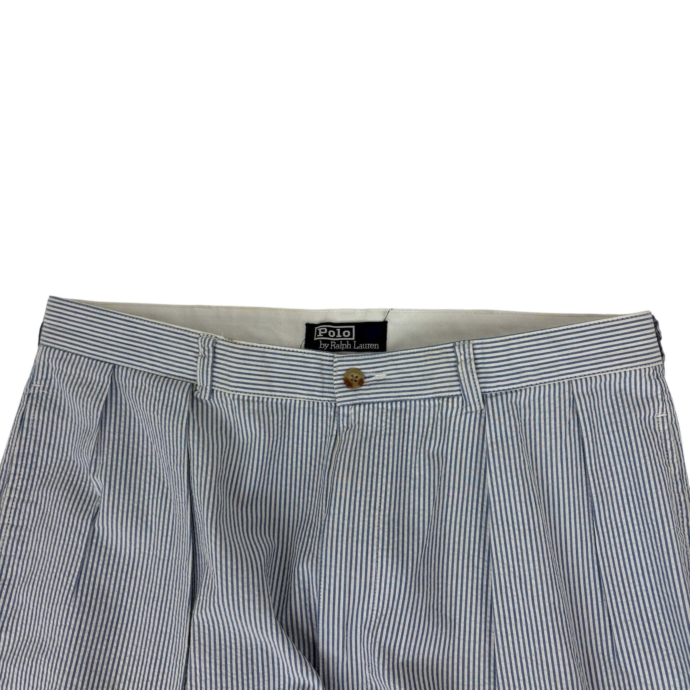 Vintage Polo Ralph Lauren Striped Seersucker Suffield Chino Pants Striped