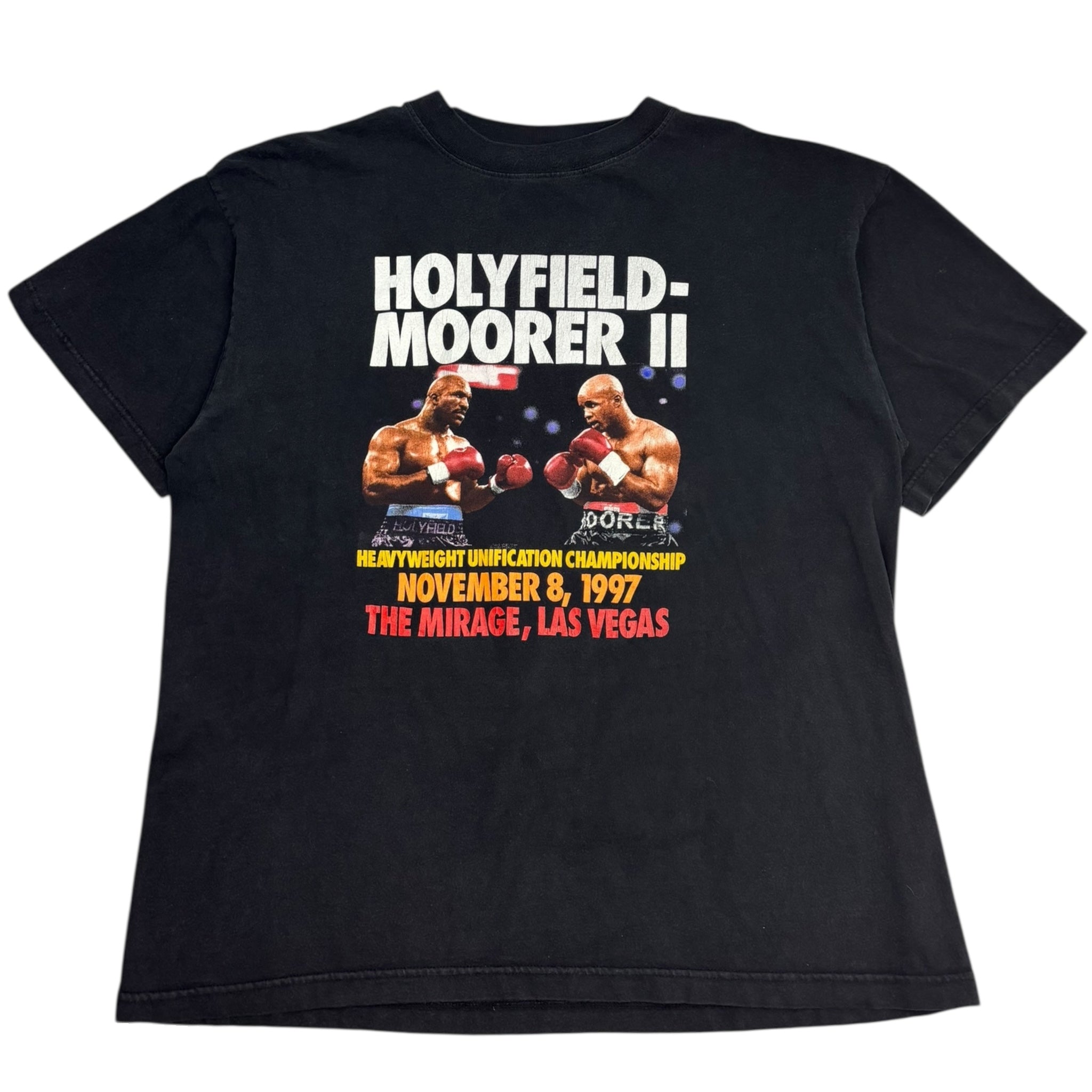 1997 Holyfield vs Moorer 2 Boxing Promo T-Shirt