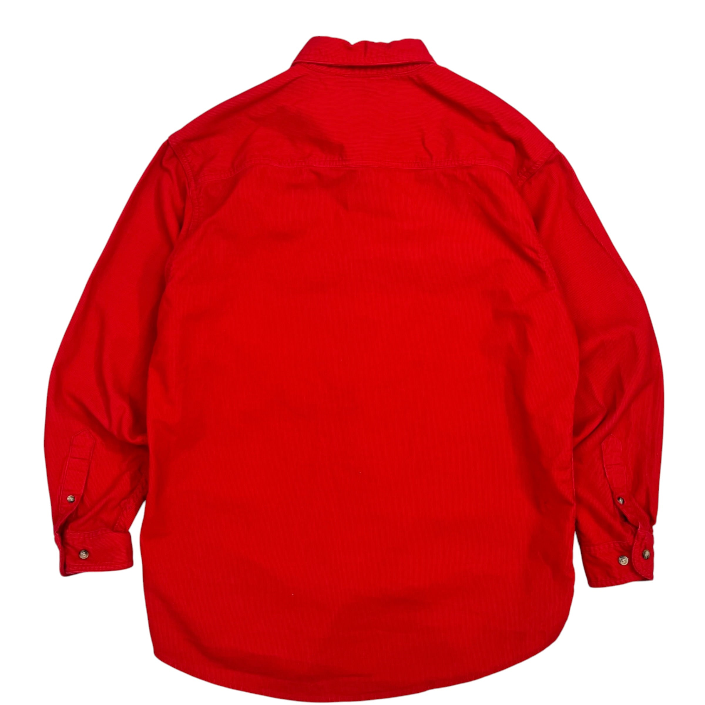 Vintage Lee Detroit Red Wings Button Up Shirt Red
