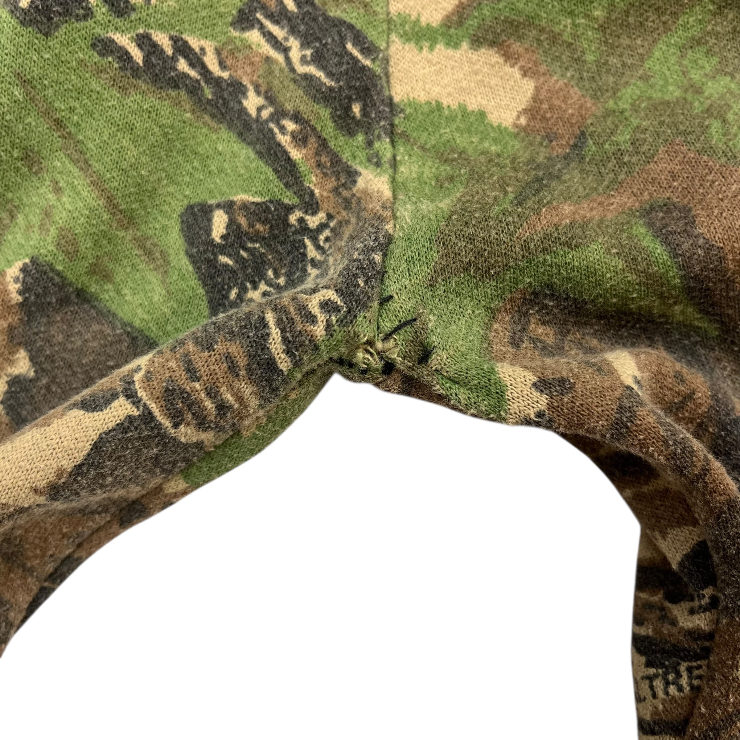Vintage Real Tree Camouflage Sweat Pants Dark Green/Brown