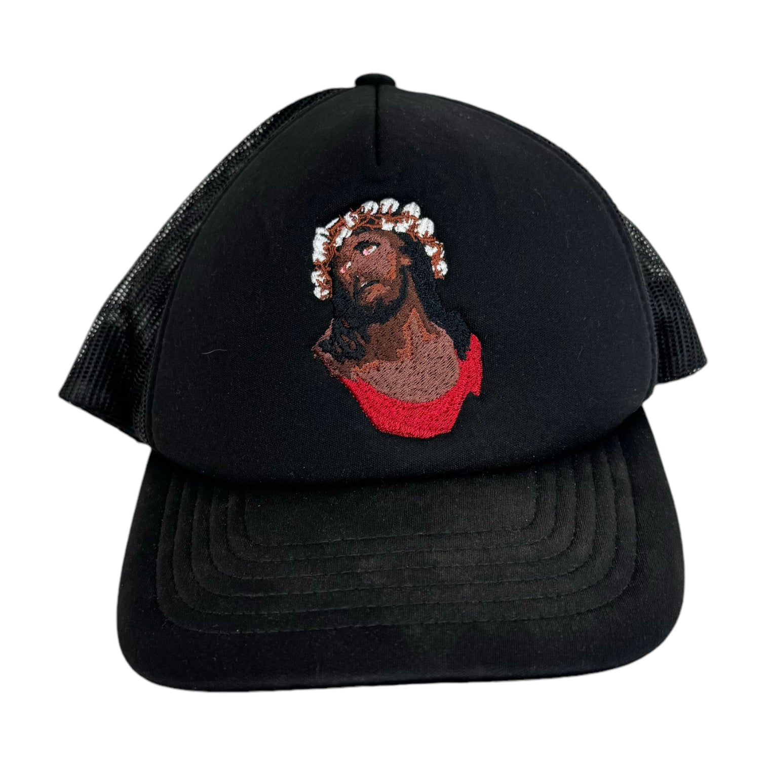 Denim Tears Jesus Trucker Hat